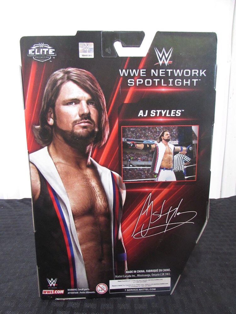 AJ Styles - Mattel (WWE Network Spotlight) action figure collectible - Main Image 2