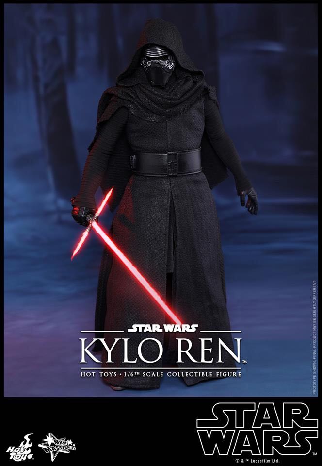 Kylo Ren (Star Wars: The Force Awakens) - Hot Toys action figure collectible - Main Image 1