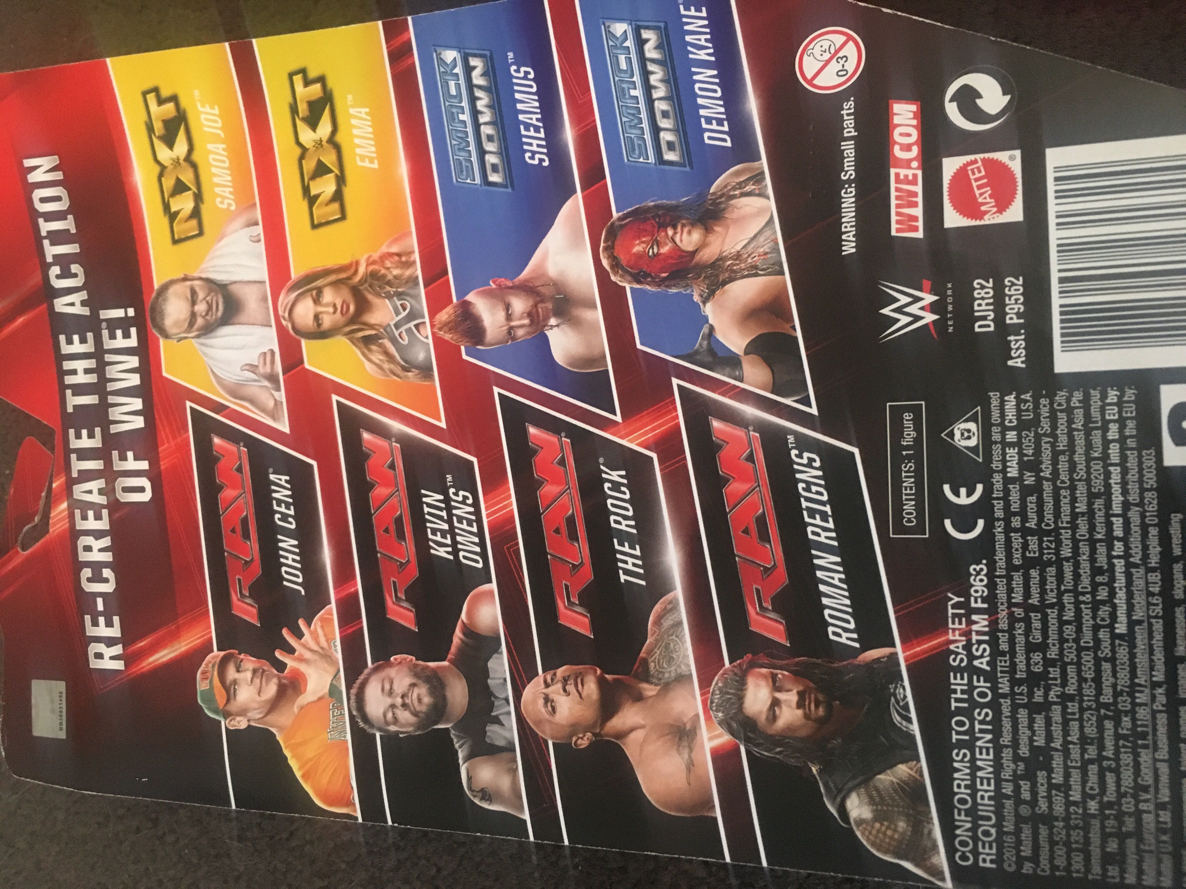 Kane - Mattel (WWE Basic Mattel) action figure collectible [Barcode 887961231724] - Main Image 2