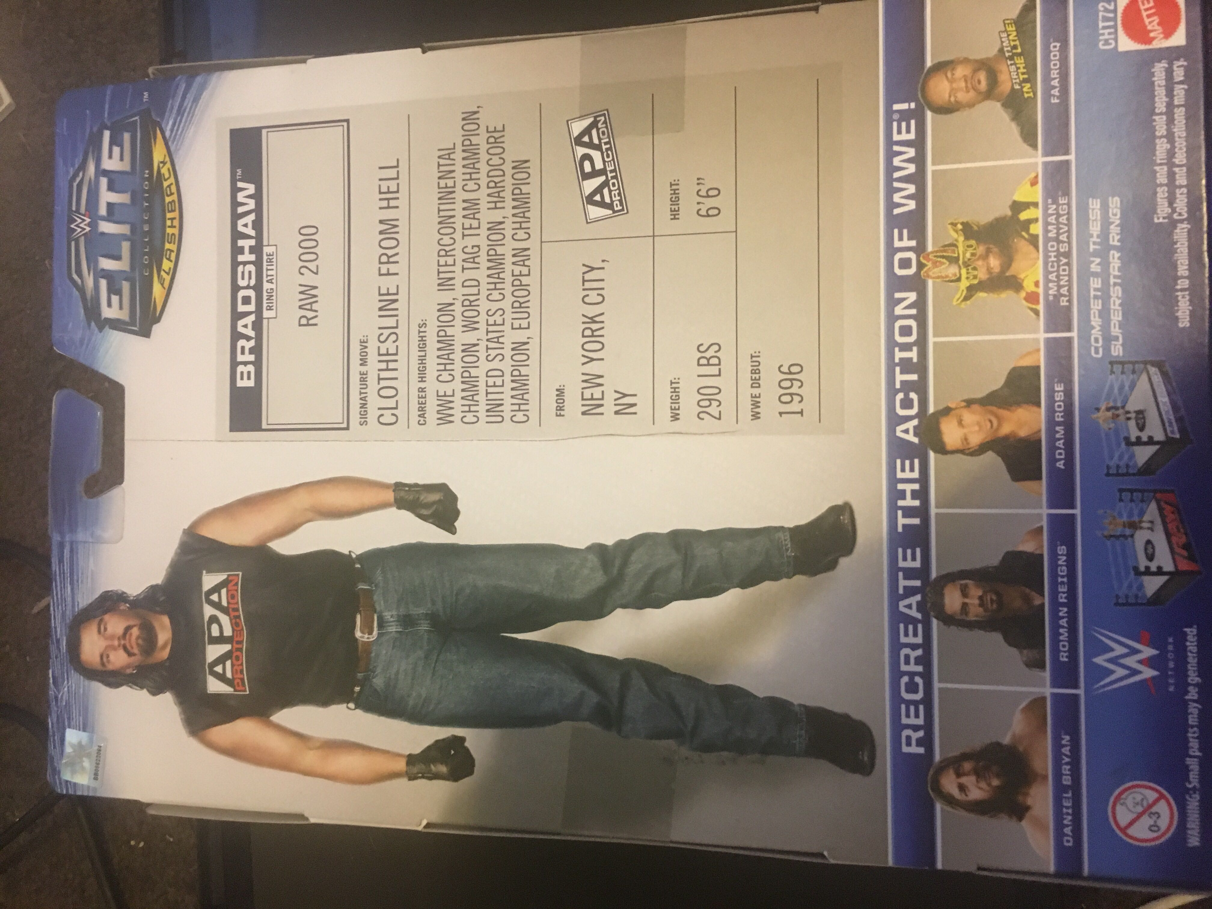 Bradshaw - Mattel Wwe (Wwe Elite) action figure collectible [Barcode 887961088052] - Main Image 2