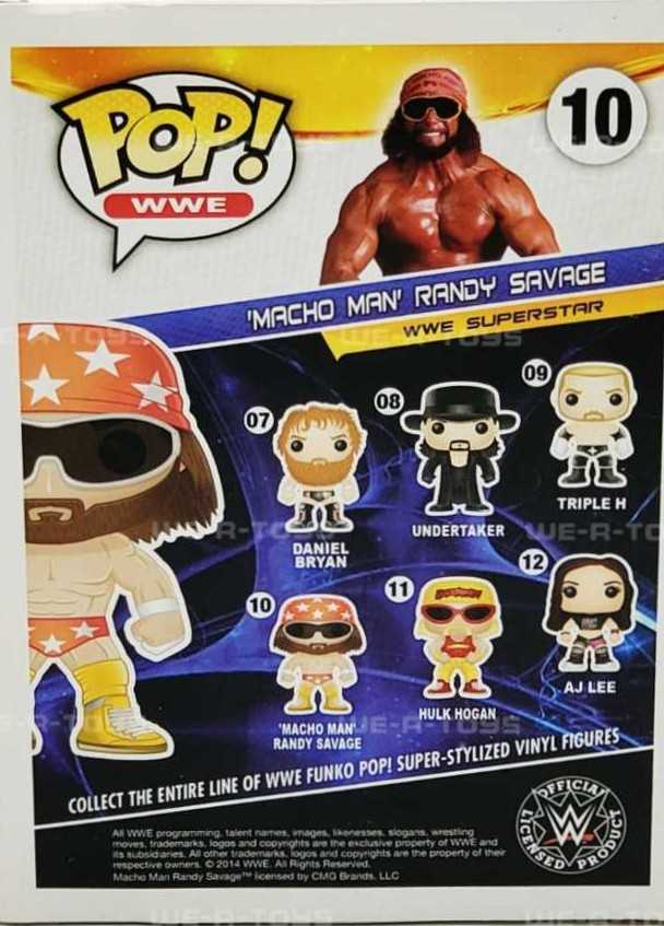 Funko POP! "Macho Man” Randy Savage #10 - Funko (WWE) action figure collectible [Barcode 849803039264] - Main Image 2