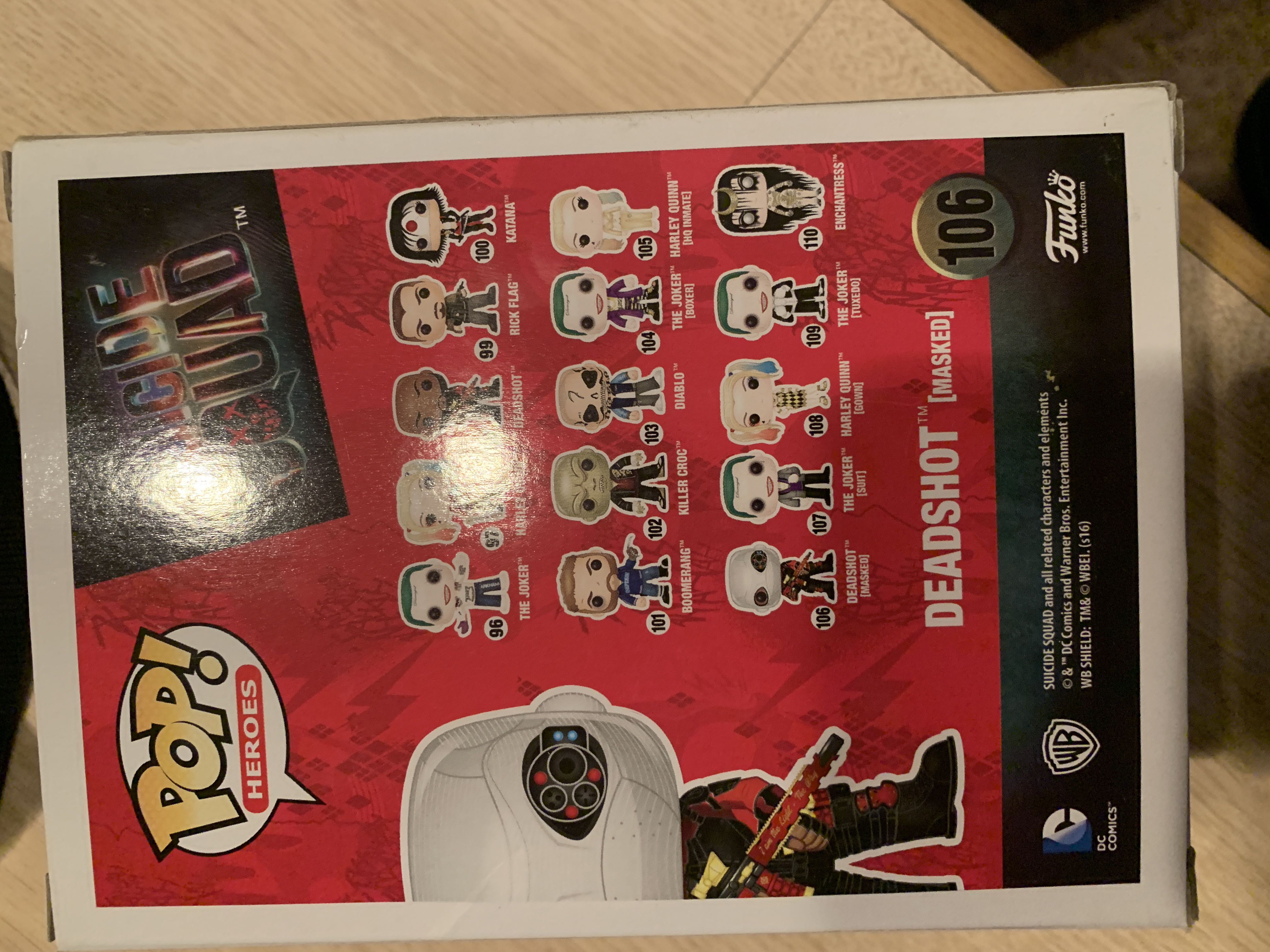 Deadshot #106(Masked)  action figure collectible [Barcode 849803083601] - Main Image 2