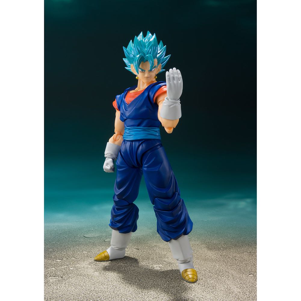VEGITO SSGSS (SDCC Exclusive) - Tamashii Nations - Bandai Spirits (Dragon Ball Super) action figure collectible [Barcode 4549660291404] - Main Image 3