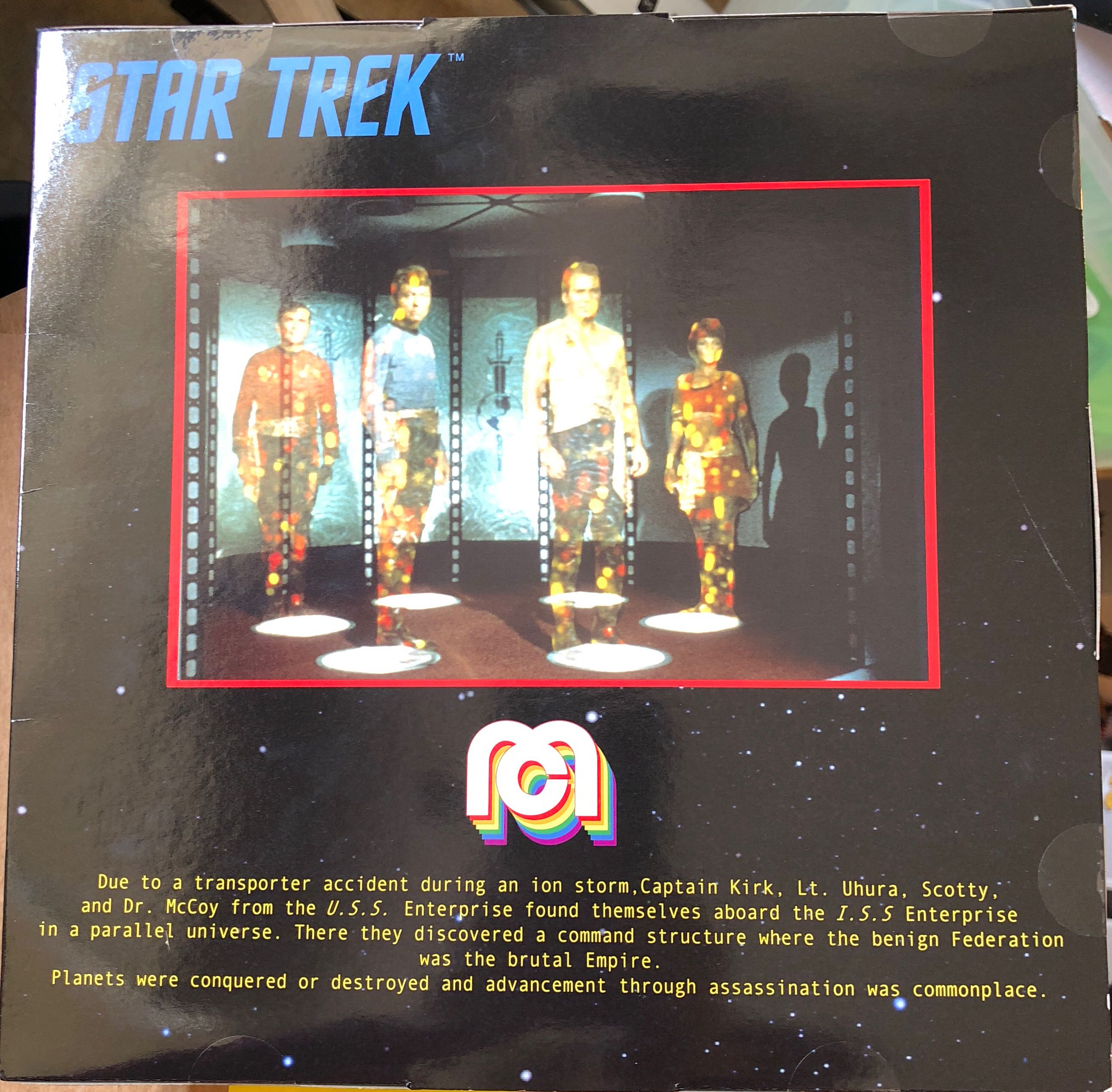 Star Trek Mirror Kirk & Mirror Spock - Mego (Mirror Mirror) action figure collectible [Barcode 852404008324] - Main Image 2