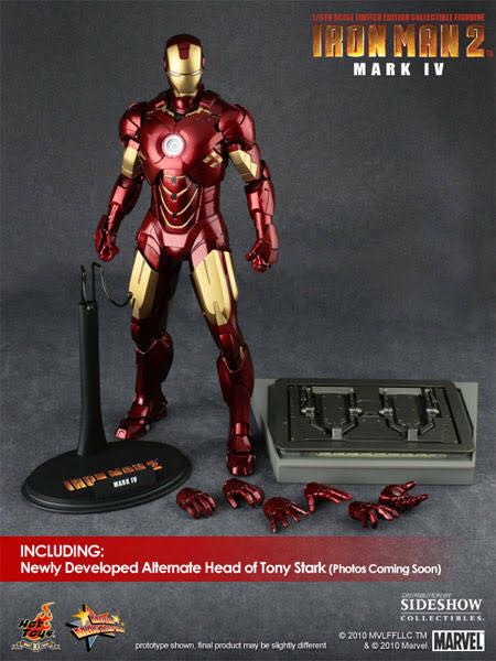 Hot Toys Iron Man 2 Mark IV  (Iron Man 2) action figure collectible - Main Image 2