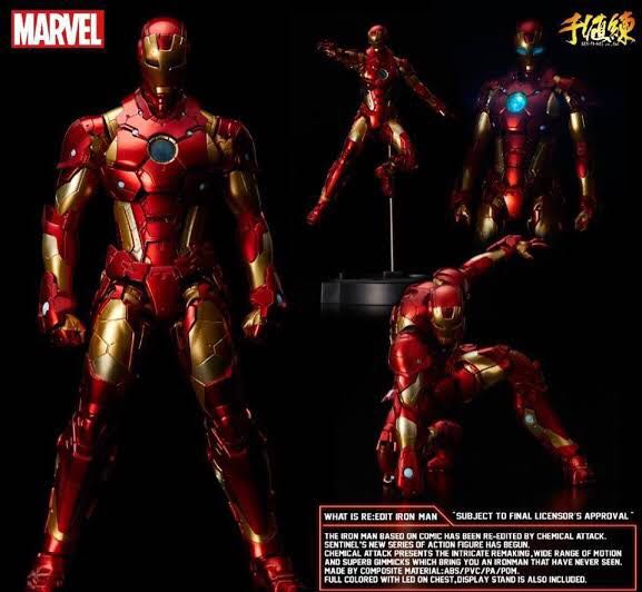 Sentinel Toys Iron Man RE:EDIT Bleeding Edge - Sentinel Toys (Iron Man Bleeding Edge) action figure collectible - Main Image 2