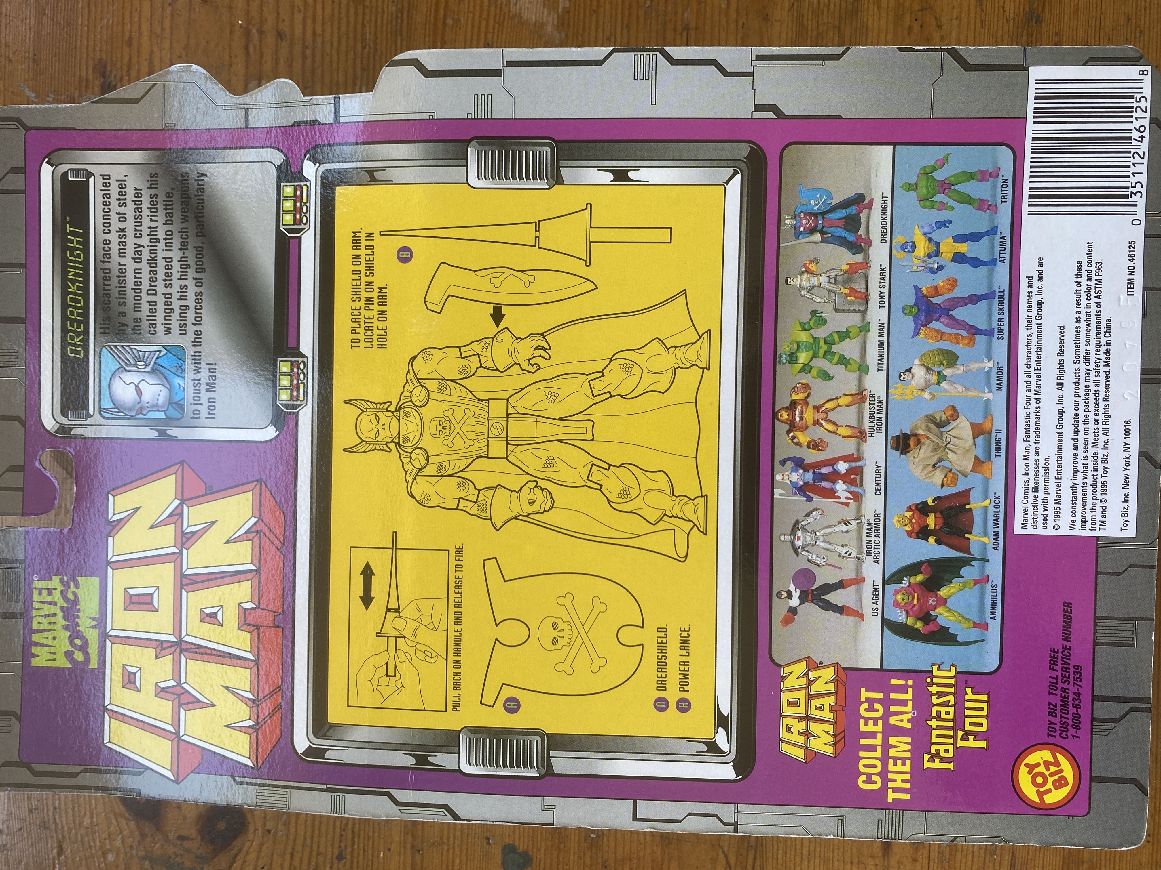 Dreadknight - Toybiz (Iron Man) action figure collectible [Barcode 035112461258] - Main Image 2