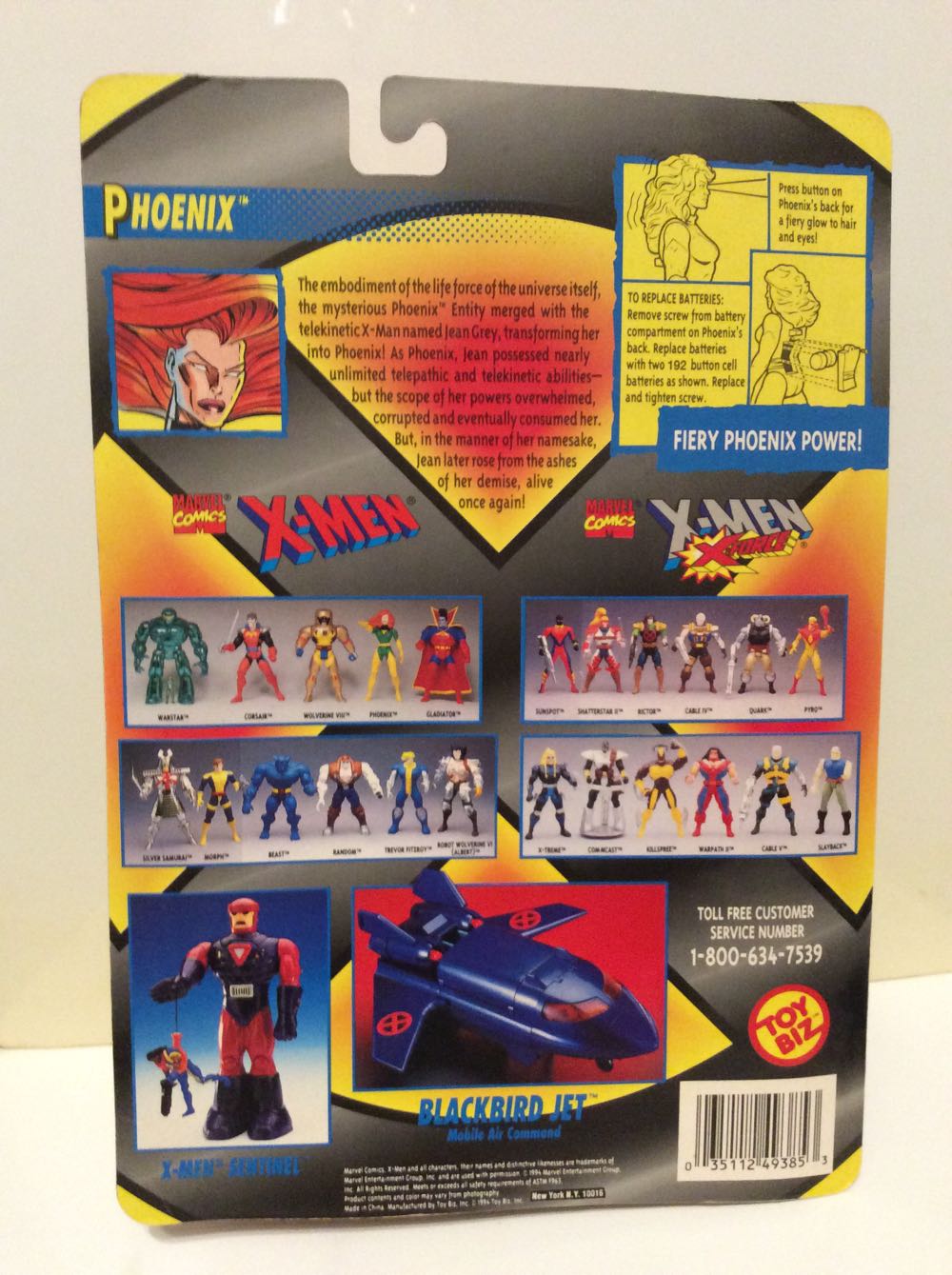Phoenix - Toy Biz (X-Men: Phoenix Saga) action figure collectible [Barcode 035112493853] - Main Image 2