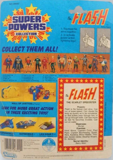 Super Powers Flash - Kenner (Super Powers collection) action figure collectible [Barcode 076281996004] - Main Image 2
