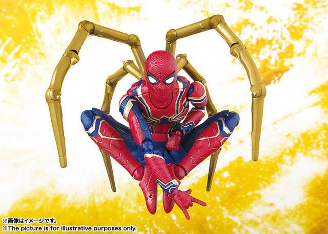 SHFiguarts Iron Spiderman Avengers Infinity War - Bandai Japan (Marvel Avengers Infinity War) action figure collectible [Barcode 4549660225812] - Main Image 2