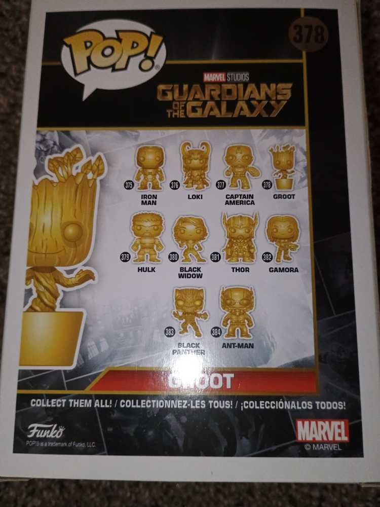 Groot #378 - Funko (Marvel) action figure collectible [Barcode 889698335140] - Main Image 3