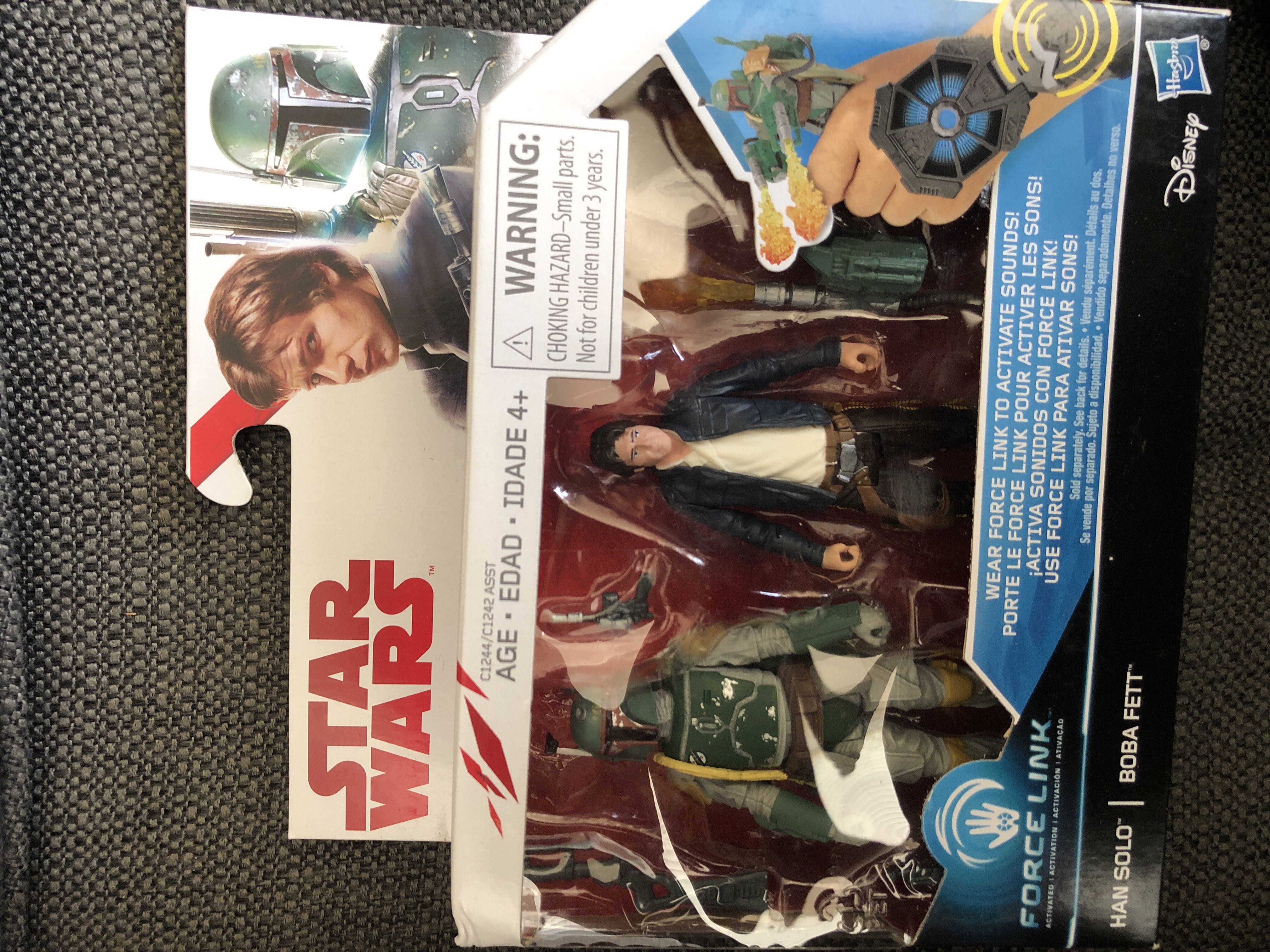 Han Solo & Boba Fett 2-pack - Hasbro (The Last Jedi Collection) action figure collectible [Barcode 630509519507] - Main Image 1