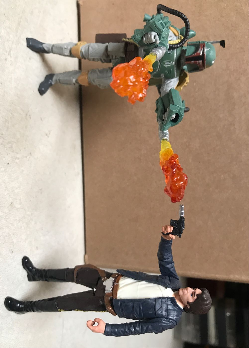 Han Solo & Boba Fett 2-pack - Hasbro (The Last Jedi Collection) action figure collectible [Barcode 630509519507] - Main Image 4