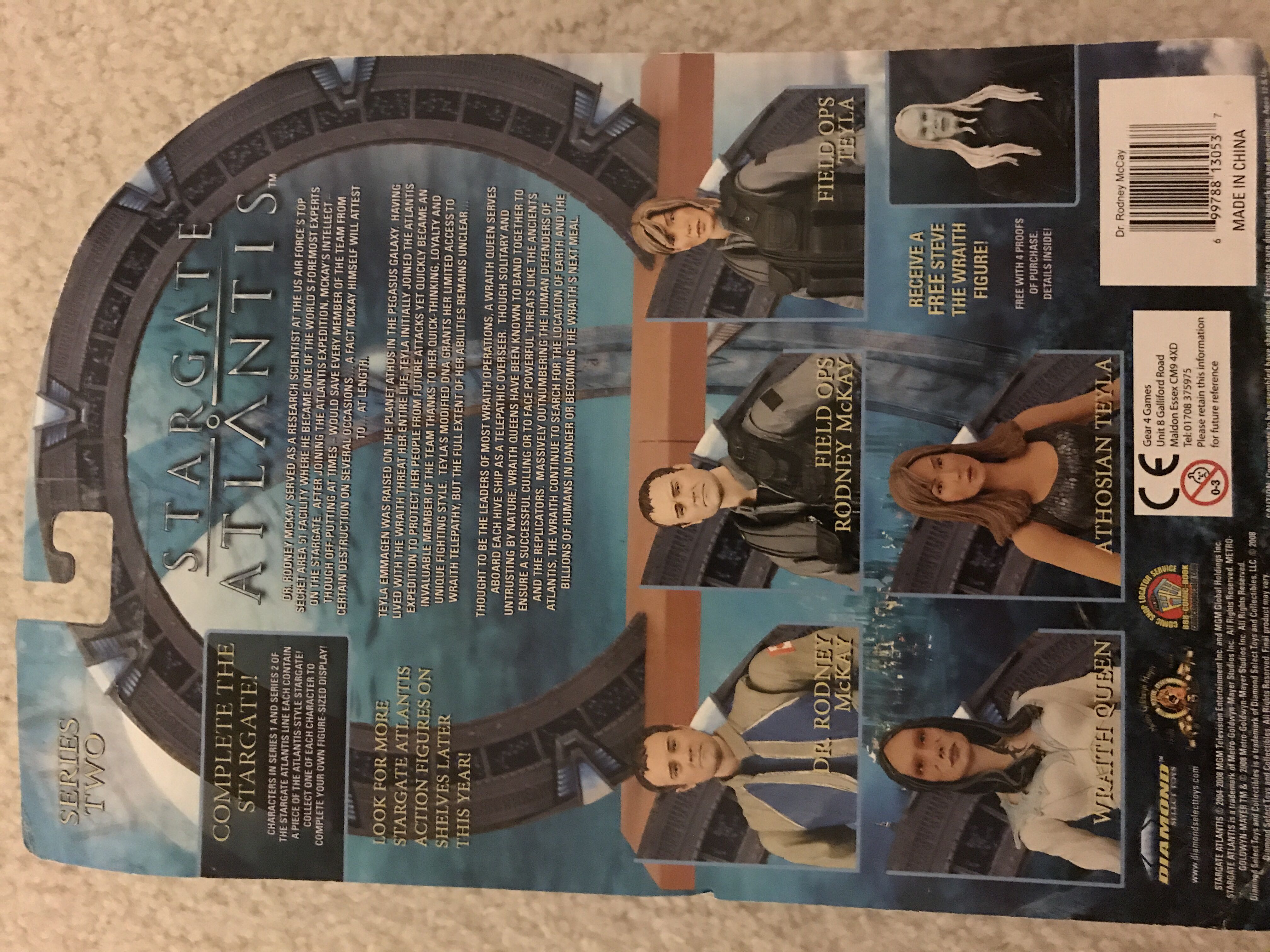 Dr. Rodney McKay - Stargate Atlantis - Diamond Select Toys & Collectibles (Stargate) action figure collectible [Barcode 699788130537] - Main Image 2