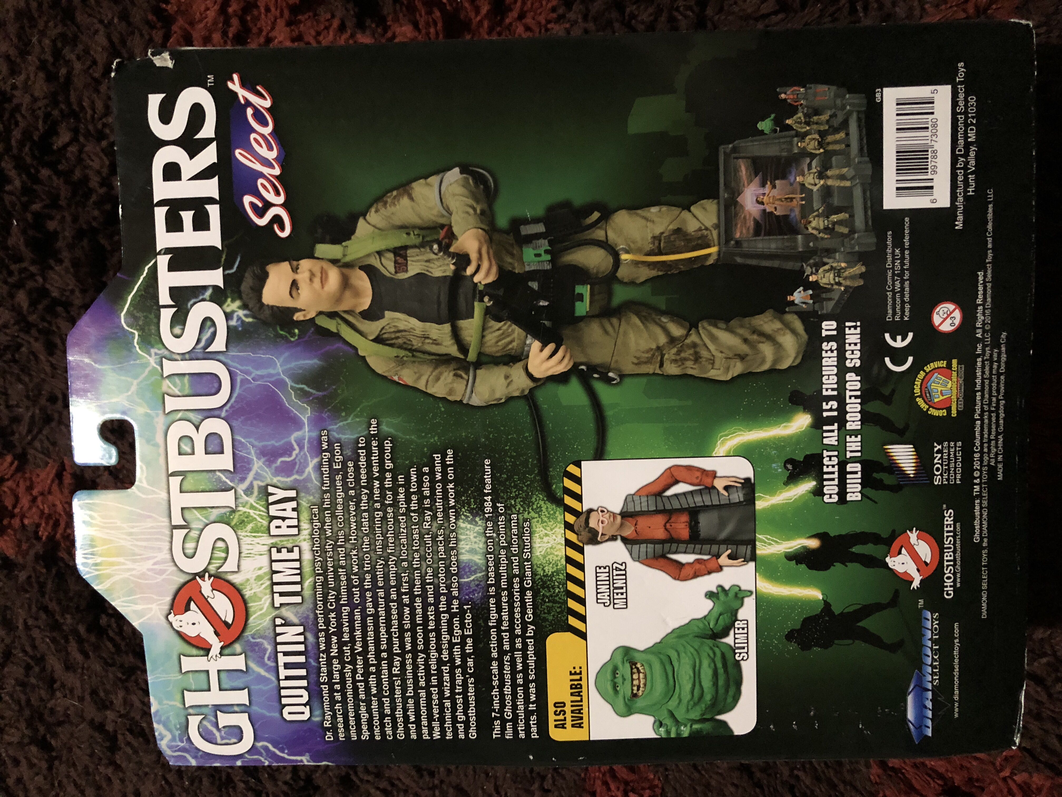 Quittin’ Time Ray - Diamond Select (Ghostbusters) action figure collectible [Barcode 699788730805] - Main Image 2