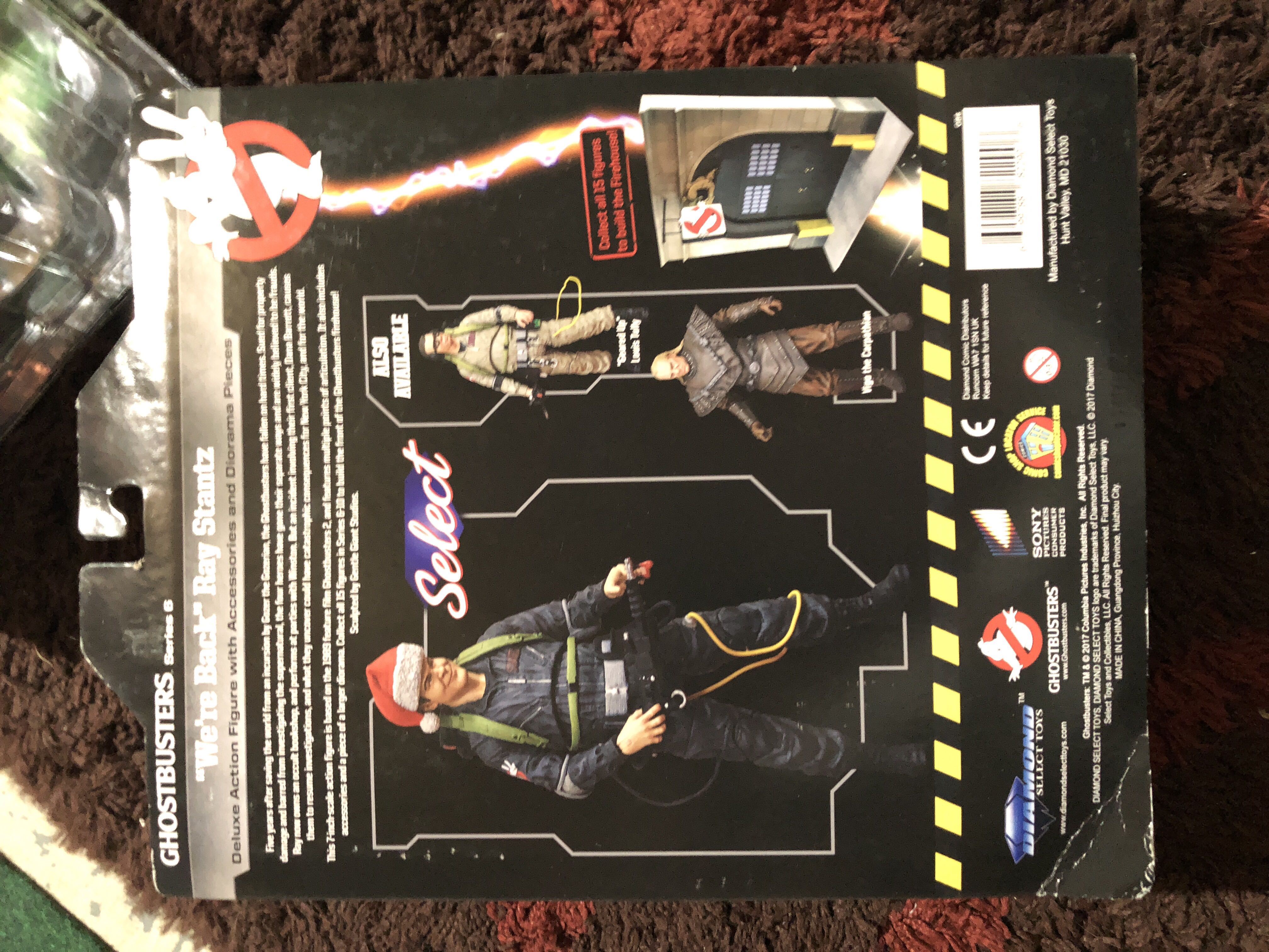 “We’re Back” Ray Stantz - Diamond Select (Ghostbusters  2) action figure collectible [Barcode 699788822906] - Main Image 2