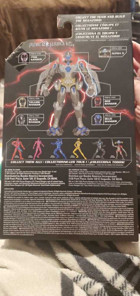 Red Ranger (2017) - Bandai America (Power Rangers Legacy Collection) action figure collectible [Barcode 045557976538] - Main Image 2