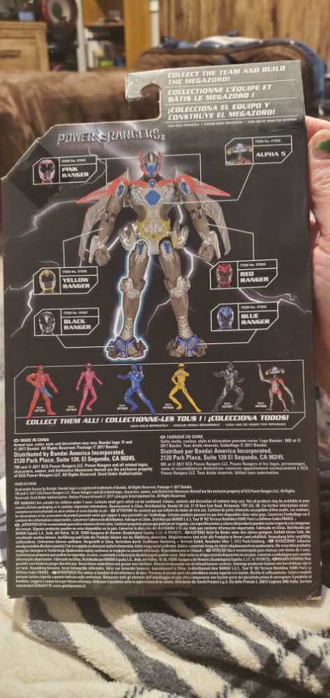 Black Ranger (2017) - Bandai America (Power Rangers Legacy Collection) action figure collectible [Barcode 045557976576] - Main Image 2