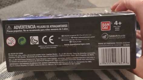 Black Ranger (2017) - Bandai America (Power Rangers Legacy Collection) action figure collectible [Barcode 045557976576] - Main Image 3