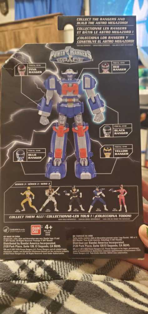 Legacy Collection Black Ranger - Bandai (Power Rangers Space) action figure collectible [Barcode 045557431686] - Main Image 2