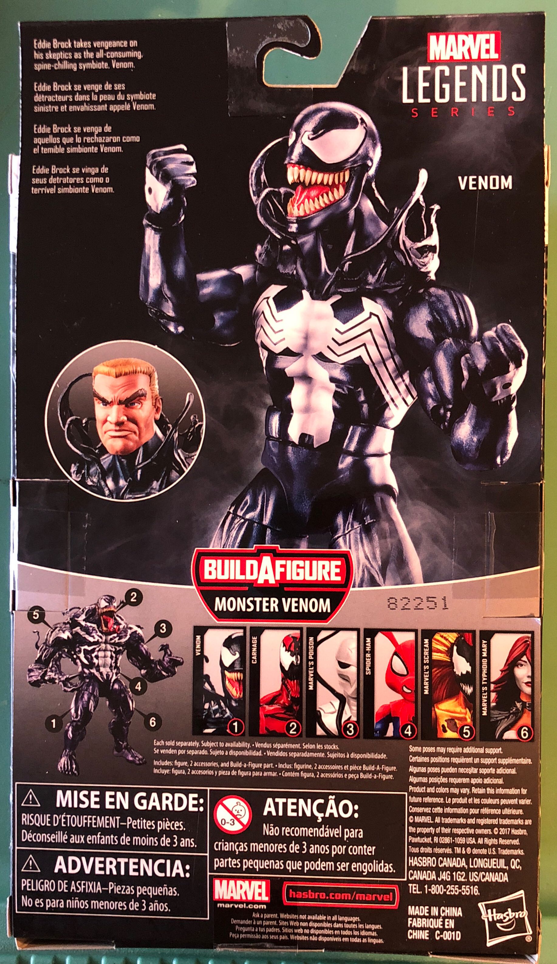 BAF Monster Venom: 1 Venom - Hasbro (Monster Venom BAF Wave) action figure collectible [Barcode 630509713585] - Main Image 2