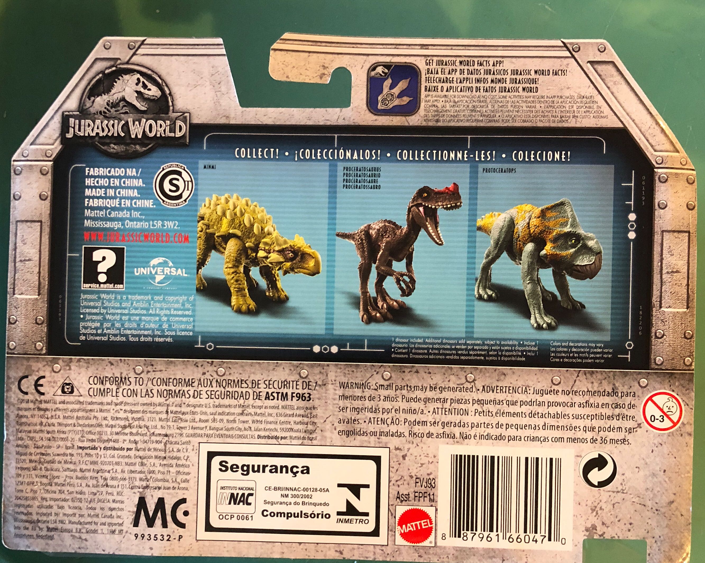 Proceratosaurus - Mattel (Jurassic World) action figure collectible [Barcode 887961660470] - Main Image 2