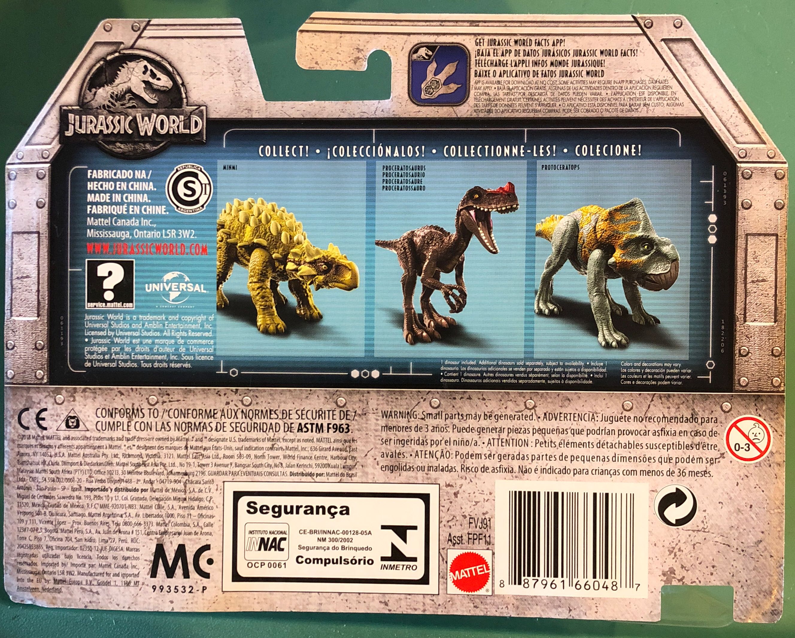 Minmi  - Mattel (Jurassic World) action figure collectible [Barcode 887961660487] - Main Image 2