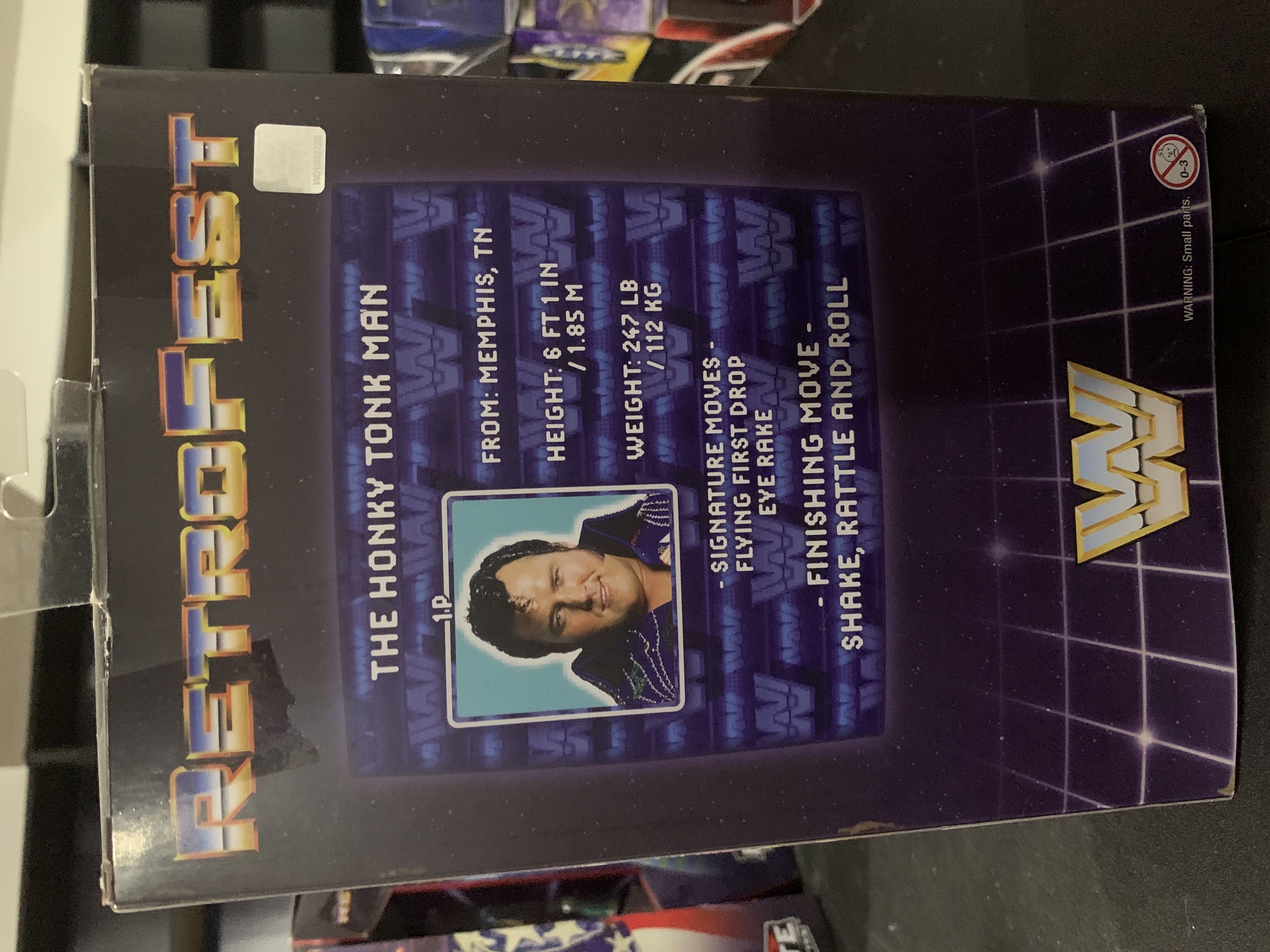 Honky Tonk Man - Mattel Wwe (WWE Mattel Elite Game Stop Exclusive RetroFest Series) action figure collectible [Barcode 887961603552] - Main Image 3