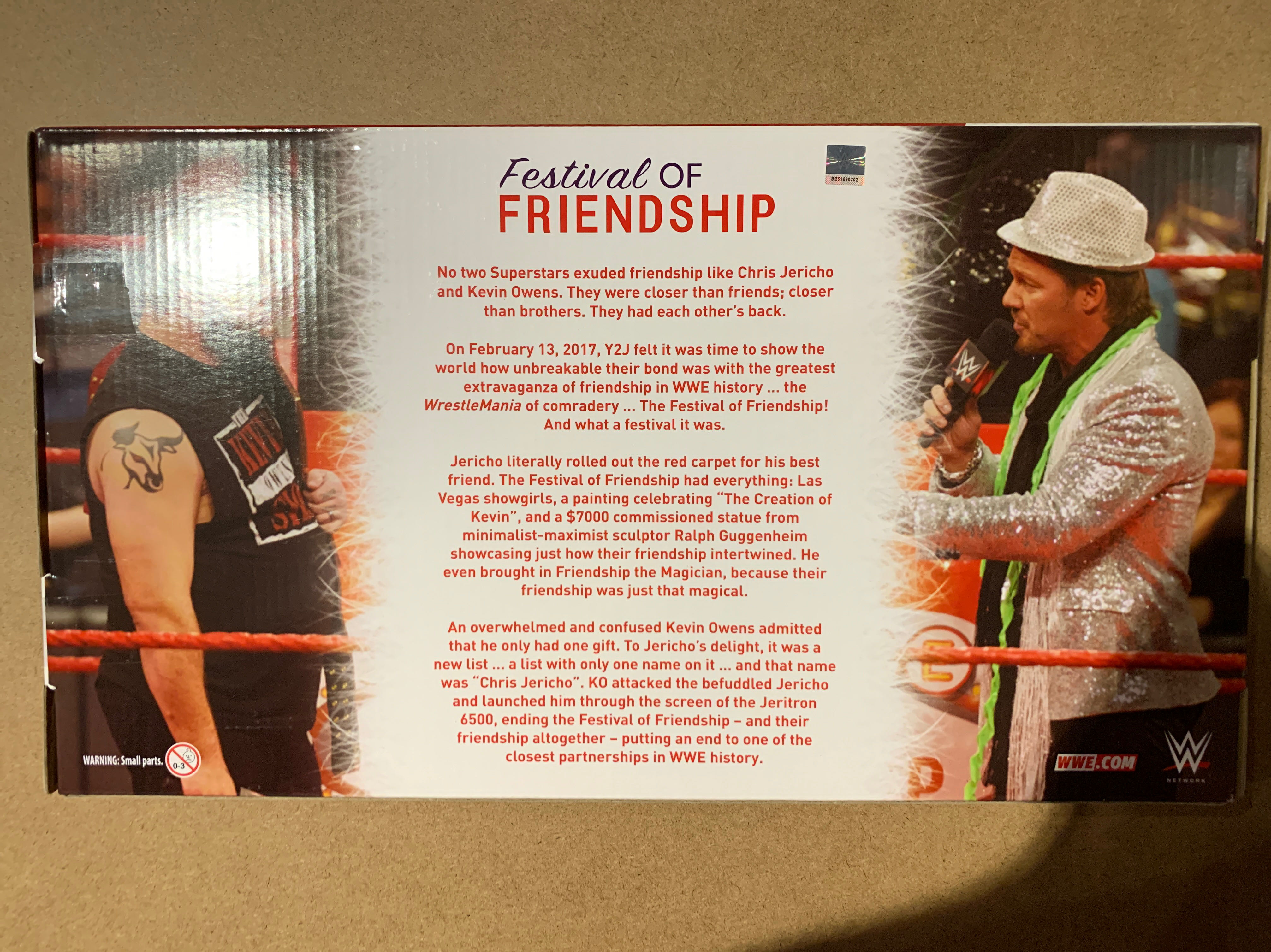 Chris Jericho and Kevin Owens - Mattel (WWE Elite Collection - Epic Moments) action figure collectible [Barcode 887961627176] - Main Image 2