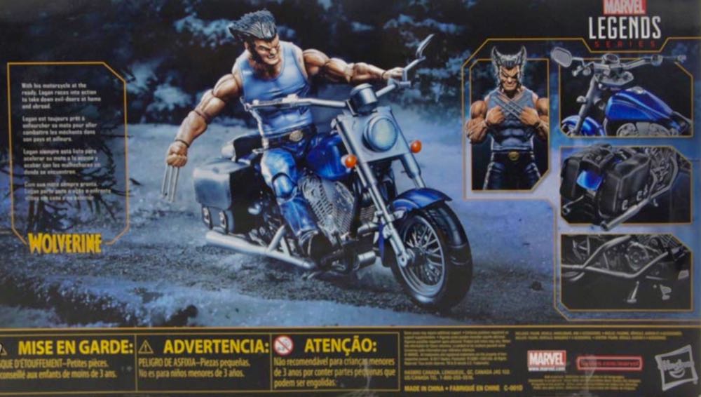 📝SELL Wolverine w/ Motorcycle - Hasbro (Marvel Legends Deluxe Series) action figure collectible [Barcode 630509682102] - Main Image 2