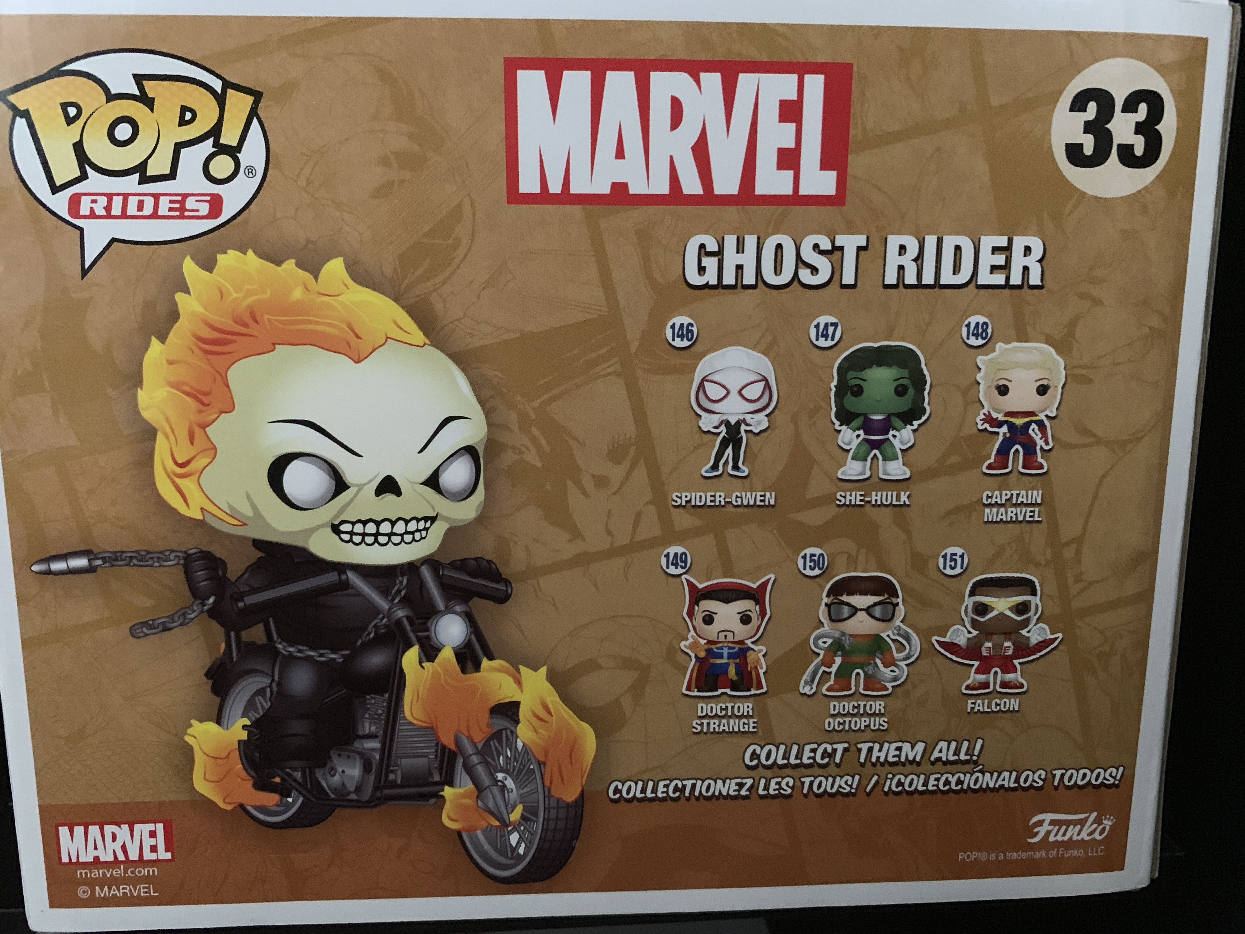 Ghost Rider GITD - Funko Figures action figure collectible [Barcode 889698248594] - Main Image 2