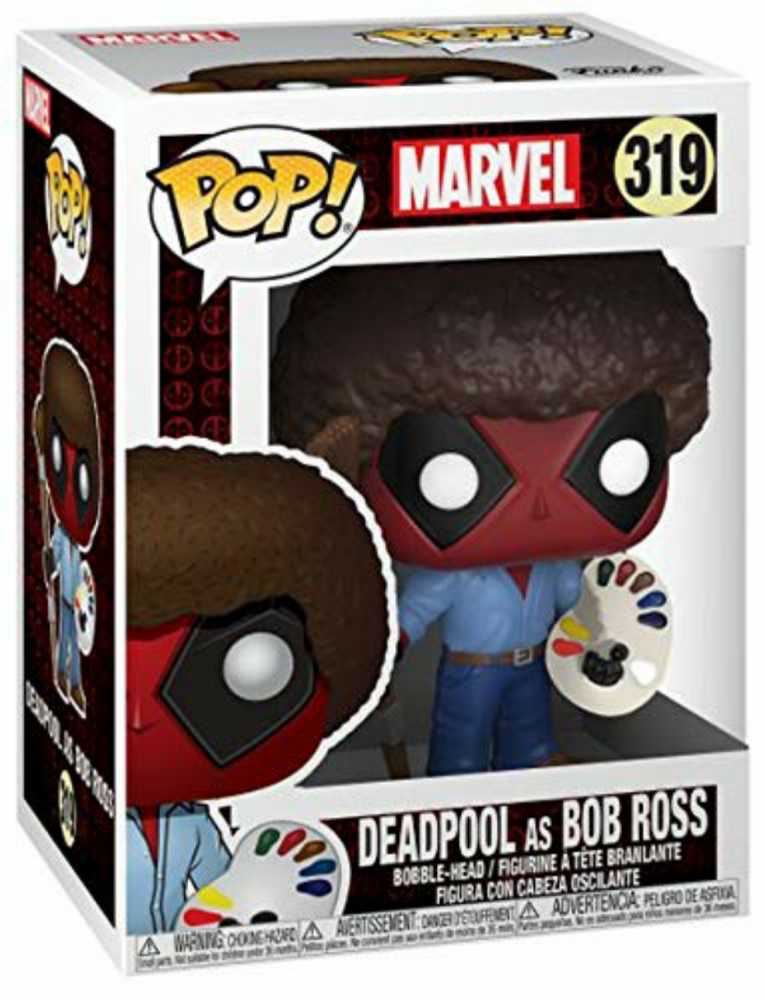 Deadpool As Bob Ross #319 - Funko Pop! MARVEL (MARVEL) action figure collectible [Barcode 889698308656] - Main Image 2