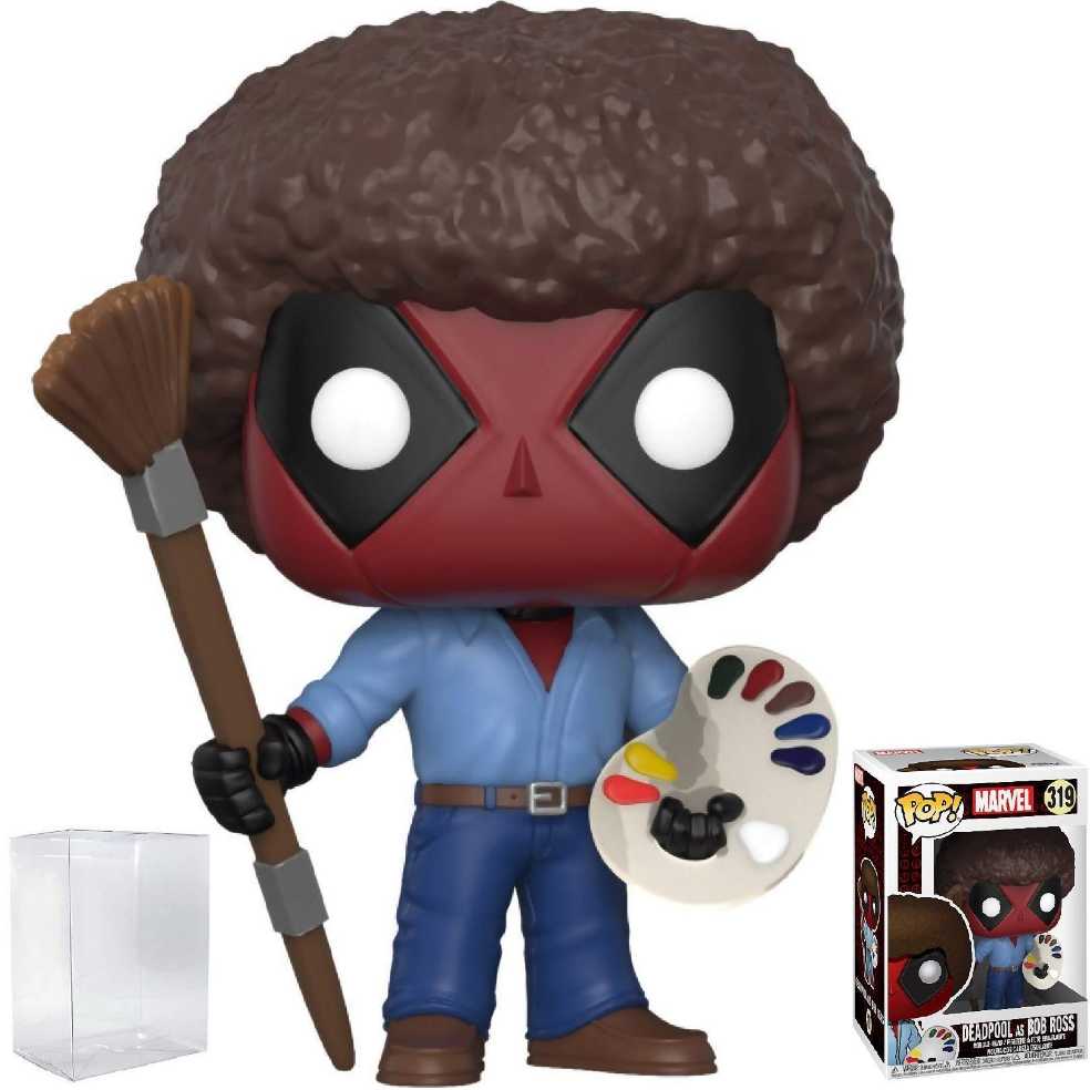 Deadpool As Bob Ross #319 - Funko Pop! MARVEL (MARVEL) action figure collectible [Barcode 889698308656] - Main Image 3
