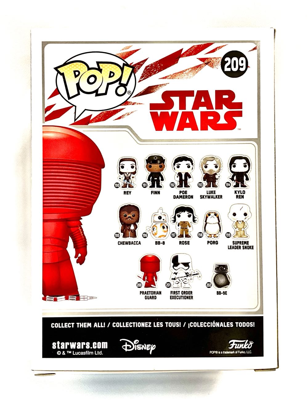 Star Wars #209 Praetorian Guard - Funko Pop (Funko Pop!) action figure collectible [Barcode 889698147569] - Main Image 2