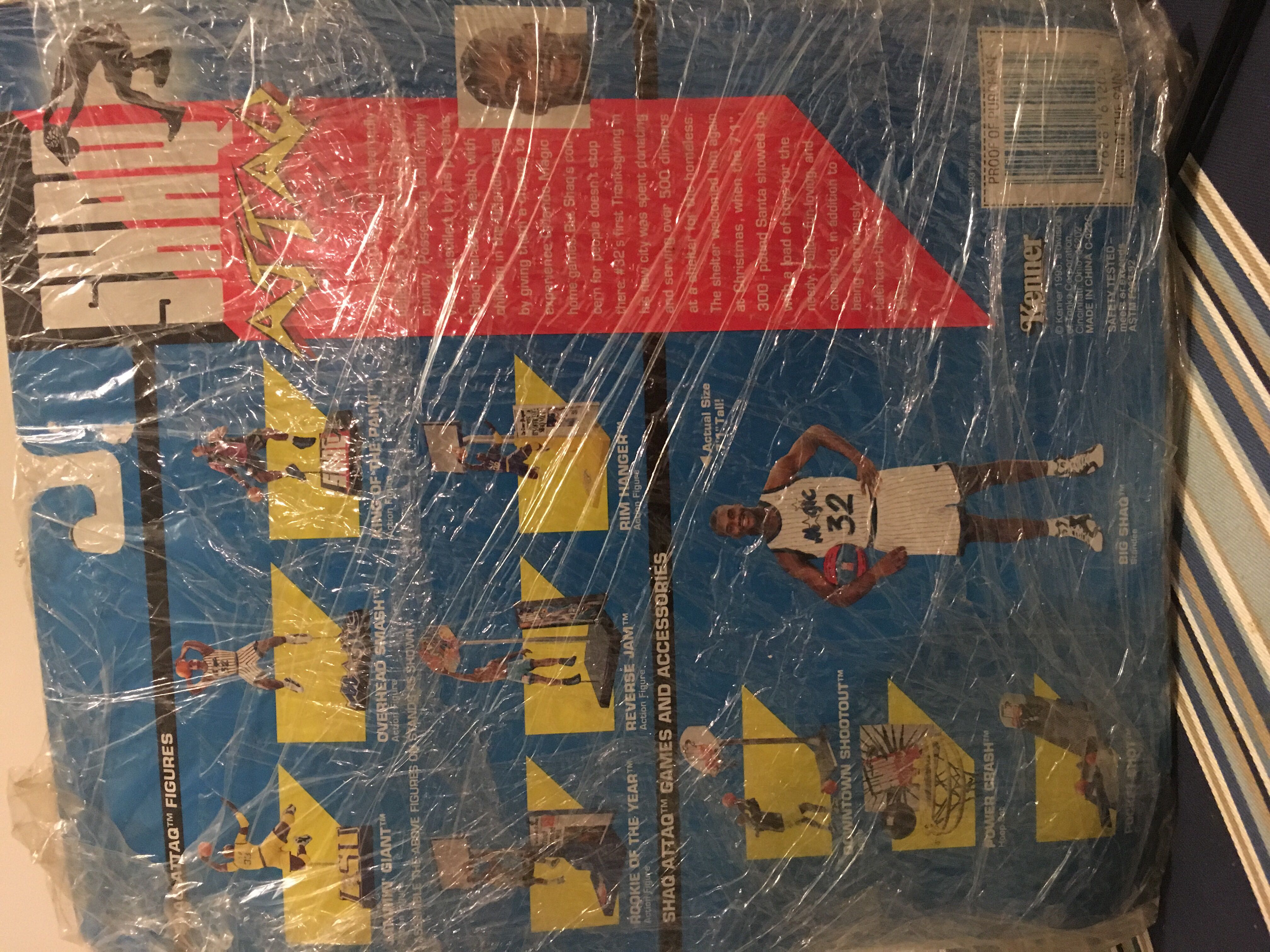 Shaq Attaq King Of The Paint Action Figure - Kenner (Action Figure) action figure collectible [Barcode 076281612034] - Main Image 2