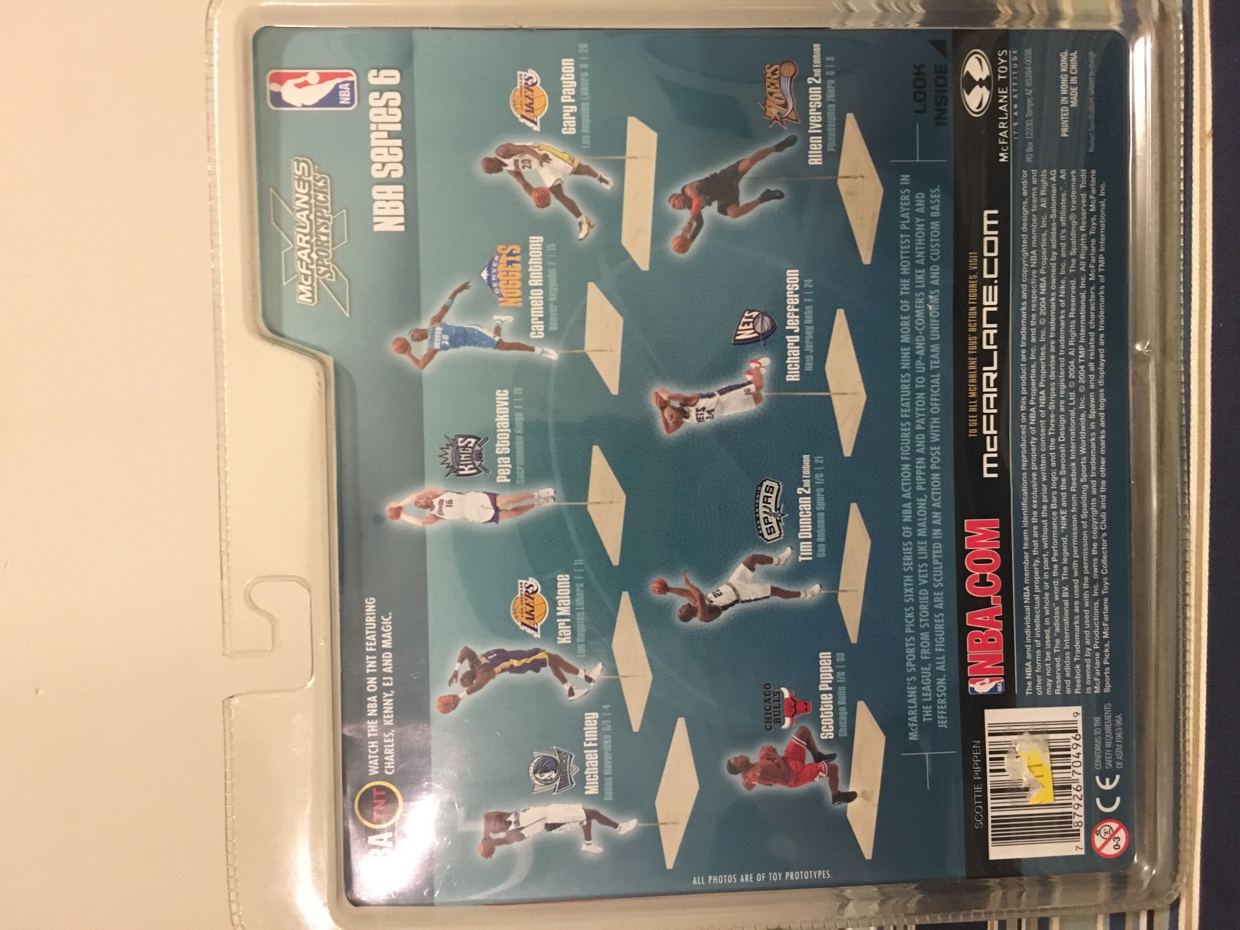 Scottie Pippen Chicago Bulls Action Figure - McFarlane Toys (Action Figure) action figure collectible [Barcode 787926704969] - Main Image 2