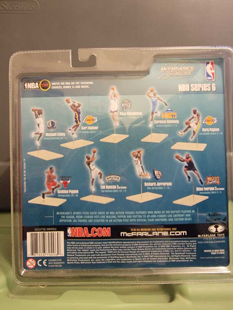 Scottie Pippen Chicago Bulls Action Figure - McFarlane Toys (Action Figure) action figure collectible [Barcode 787926704969] - Main Image 3