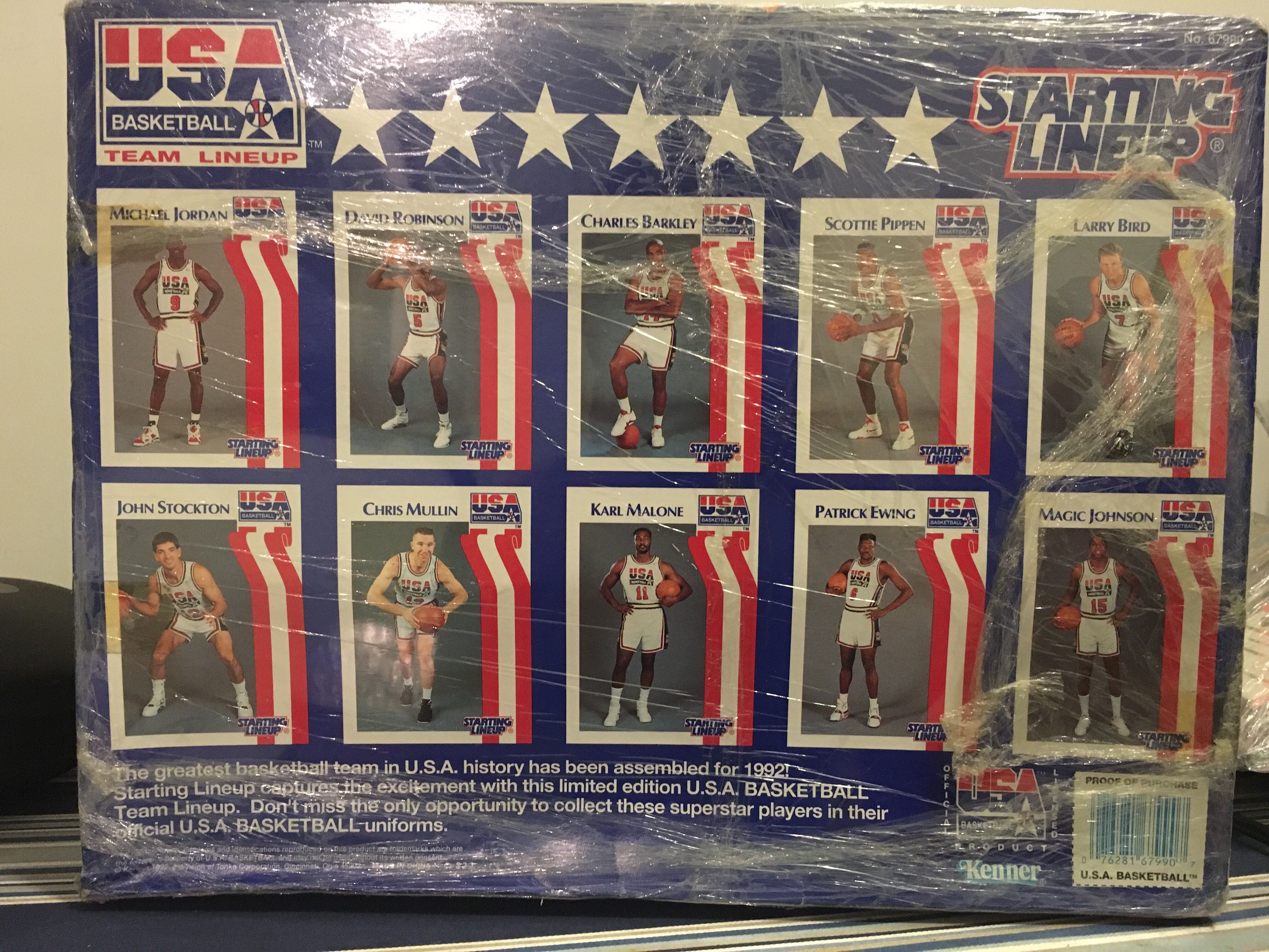 1992 Dream Team - STARTING LINEUP (Starting Lineup Basketball) action figure collectible [Barcode 076281679907] - Main Image 2