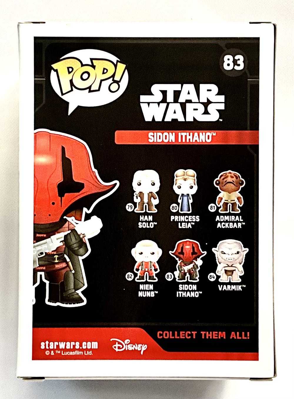 Sidon Ithano   (Funko Pop Star Wars) action figure collectible [Barcode 849803065829] - Main Image 2