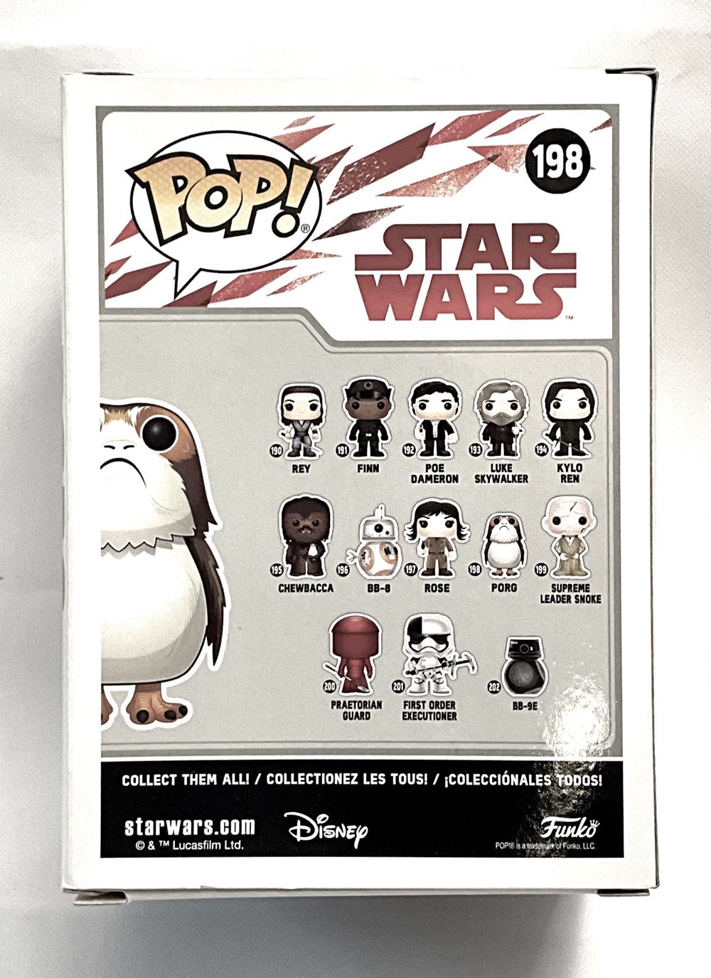 #198 Porg - Funko Pop (Funko Pop!) action figure collectible [Barcode 889698147576] - Main Image 2