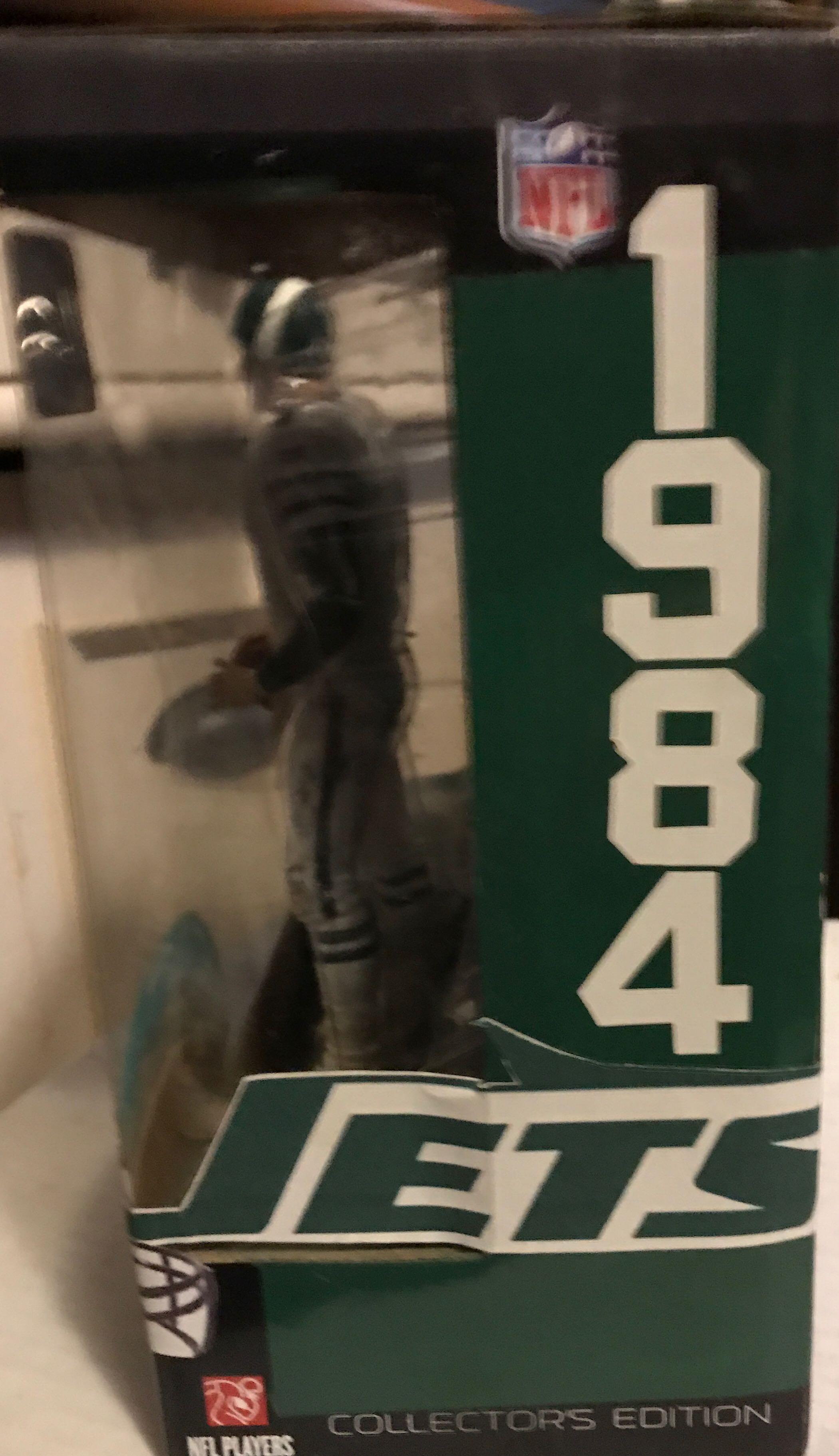 Brett Favre 1984 Jets Retro Uniform - McFarlane Toys (NFL) action figure collectible [Barcode 787926932393] - Main Image 3