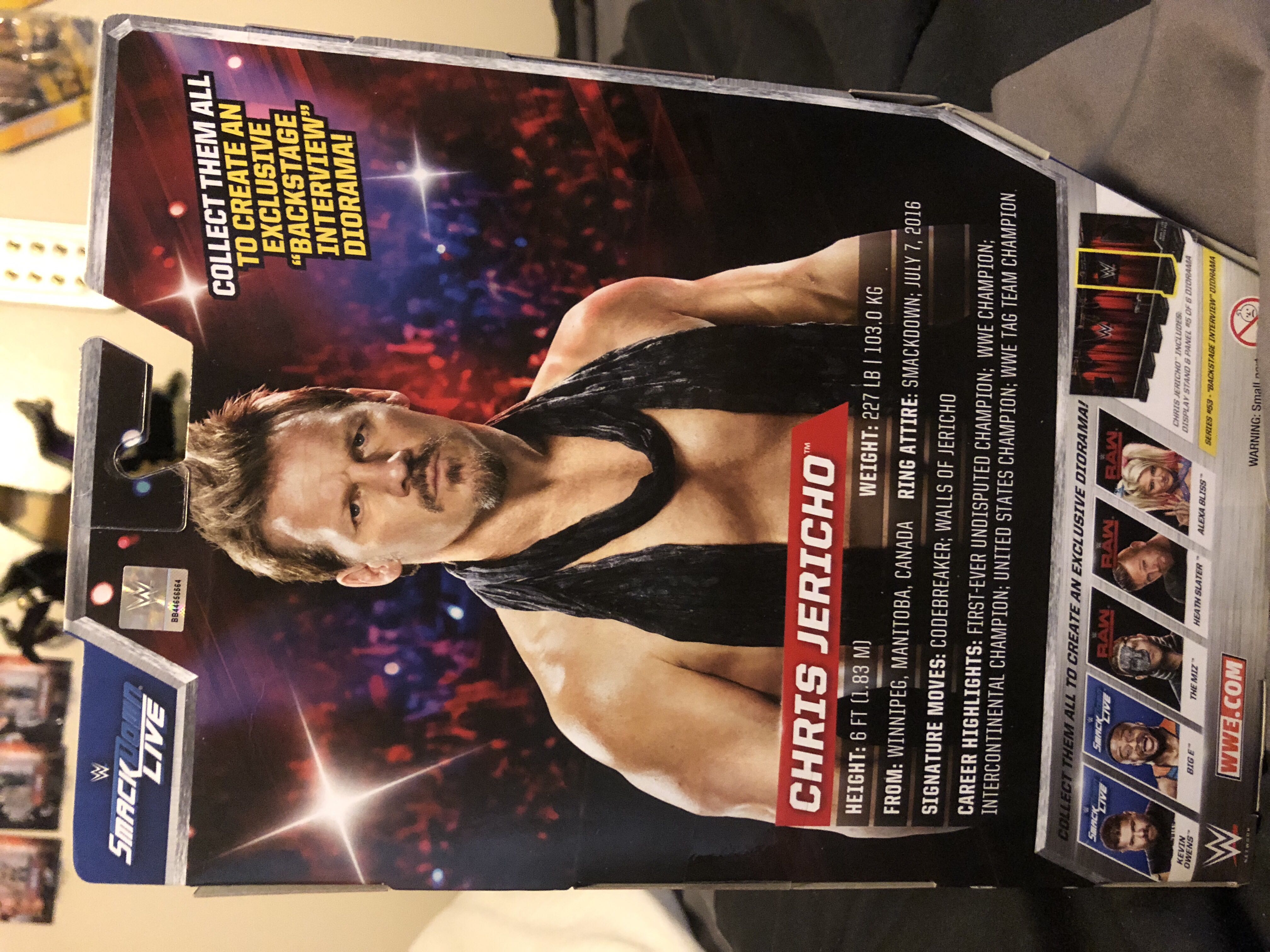 WWE: Chris Jericho - Mattel (WWE Elite Collection Series) action figure collectible [Barcode 887961397444] - Main Image 3