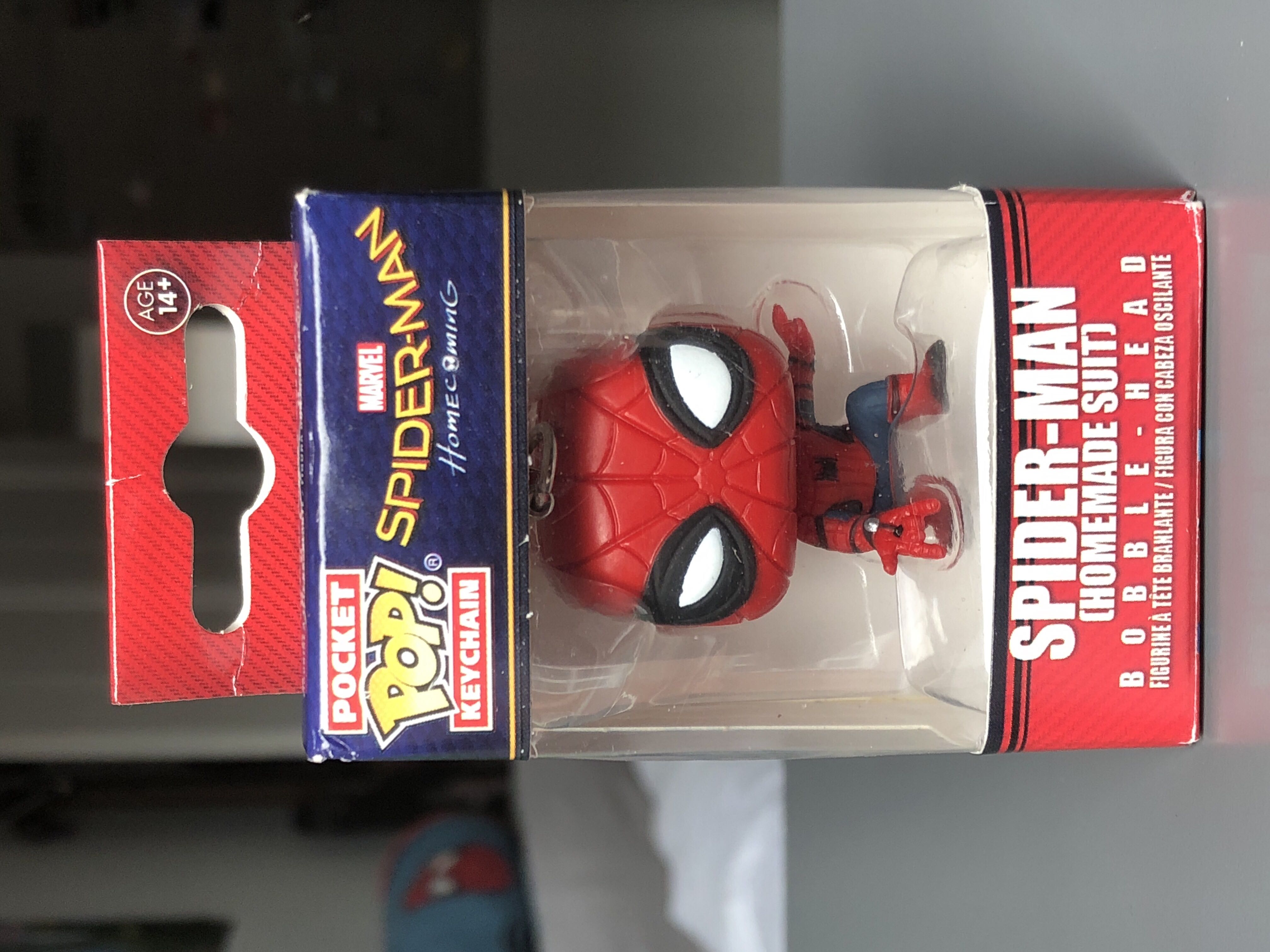 Spider-Man (Homemade Suit) Pocket Pop  - Funko (POCKET POP! KEYCHAIN) action figure collectible [Barcode 889698137997] - Main Image 1