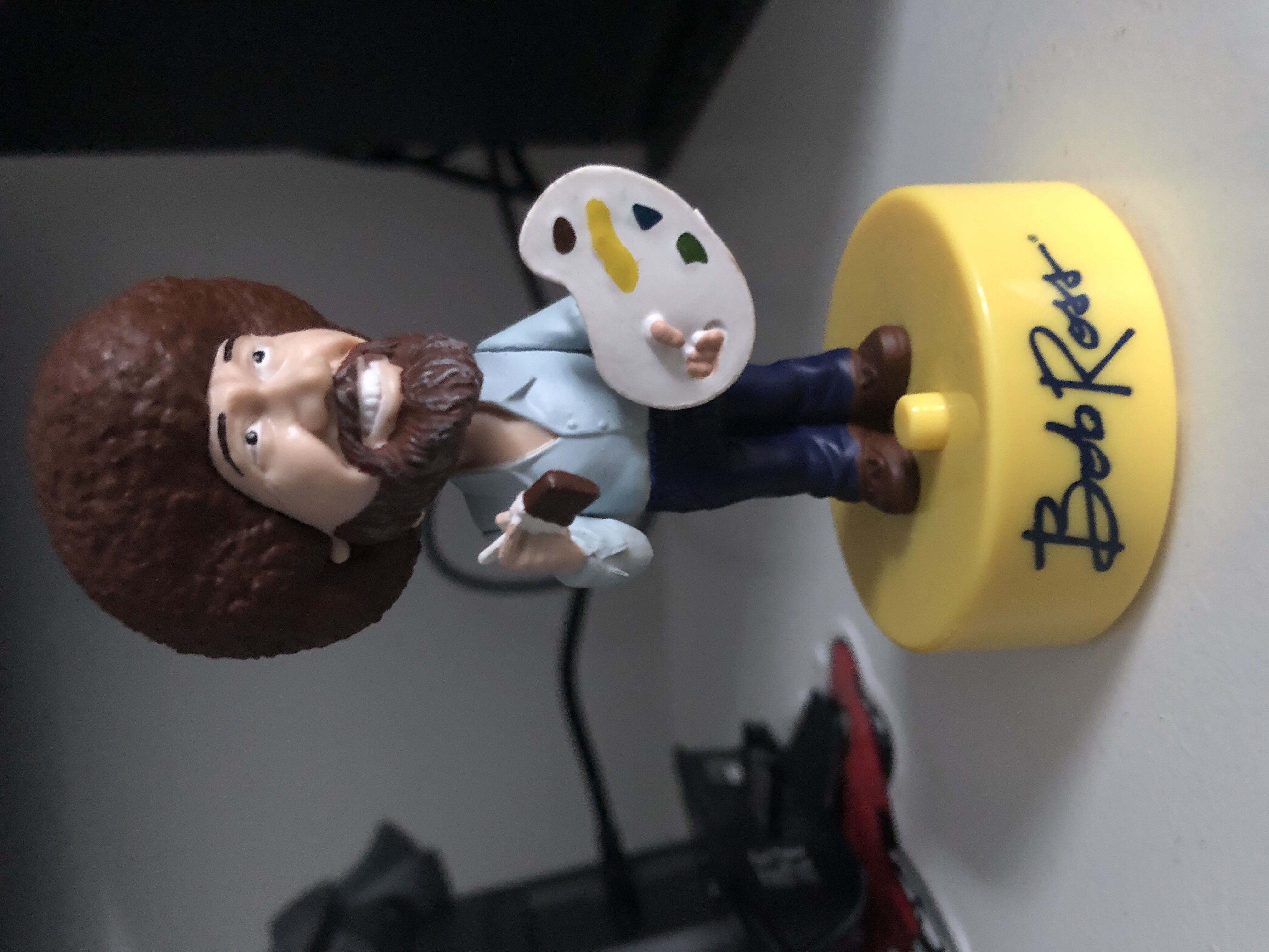 Bob Ross Bobblehead - Running Press action figure collectible - Main Image 2