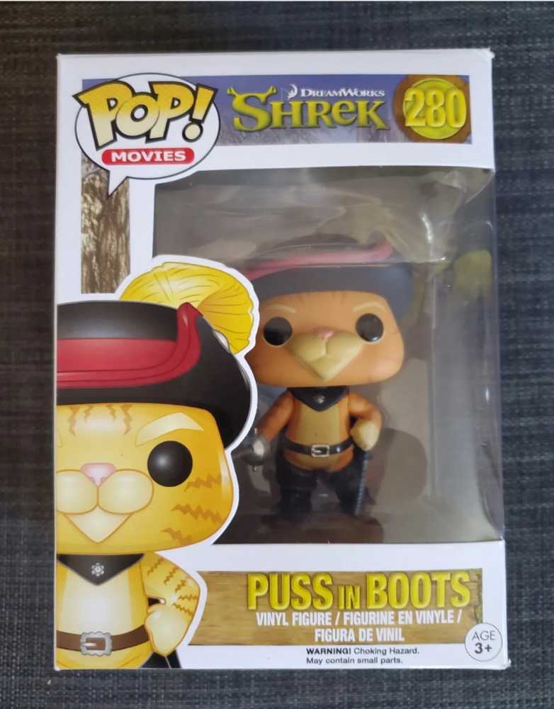 Puss in Boots Funko Pop RARE VAULTED 280 Shrek  - Funko Pop action figure collectible [Barcode 849803055479] - Main Image 4