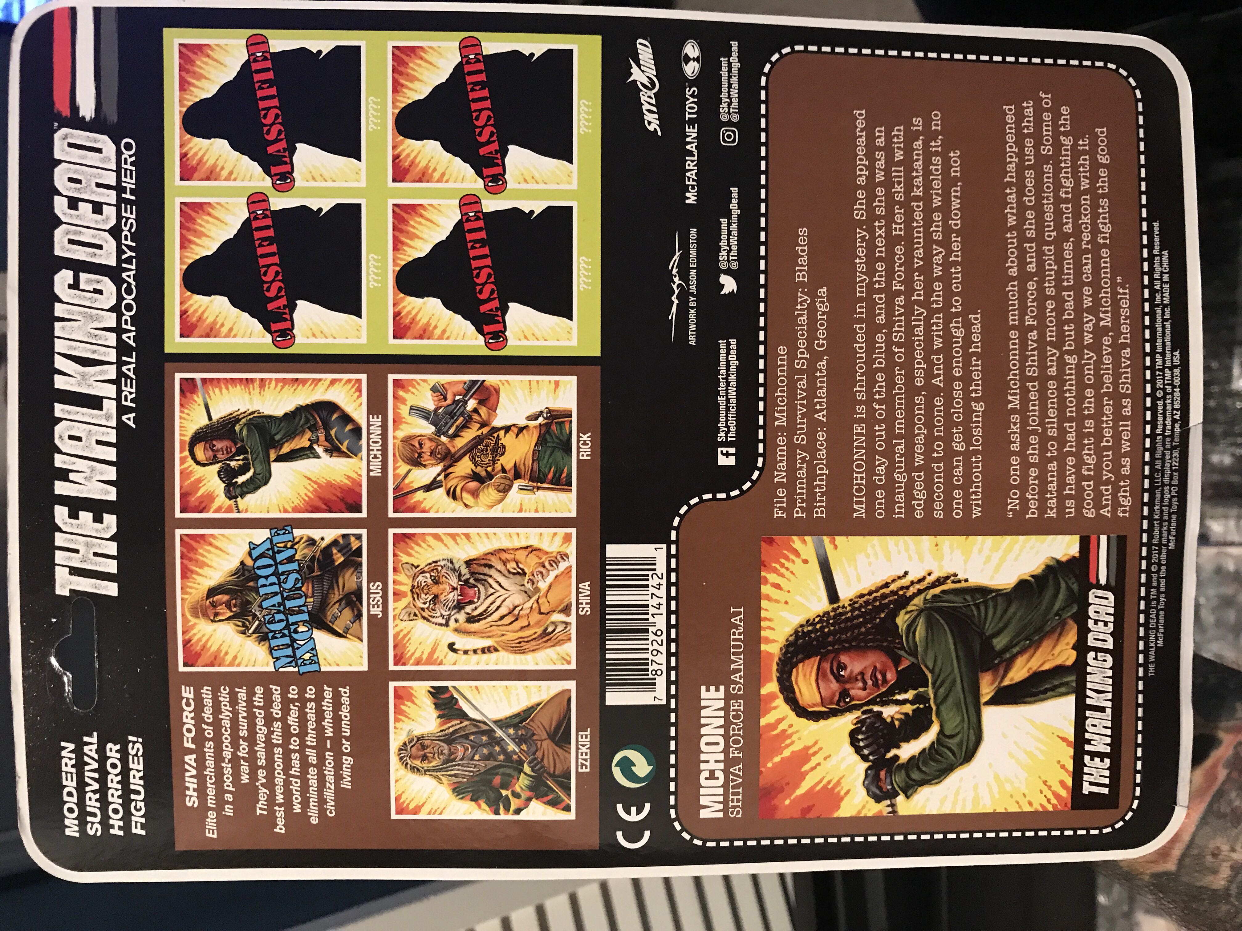 The Walking Dead: Michonne - Mcfalane Toys (Shiva Force) action figure collectible [Barcode 787926147421] - Main Image 2