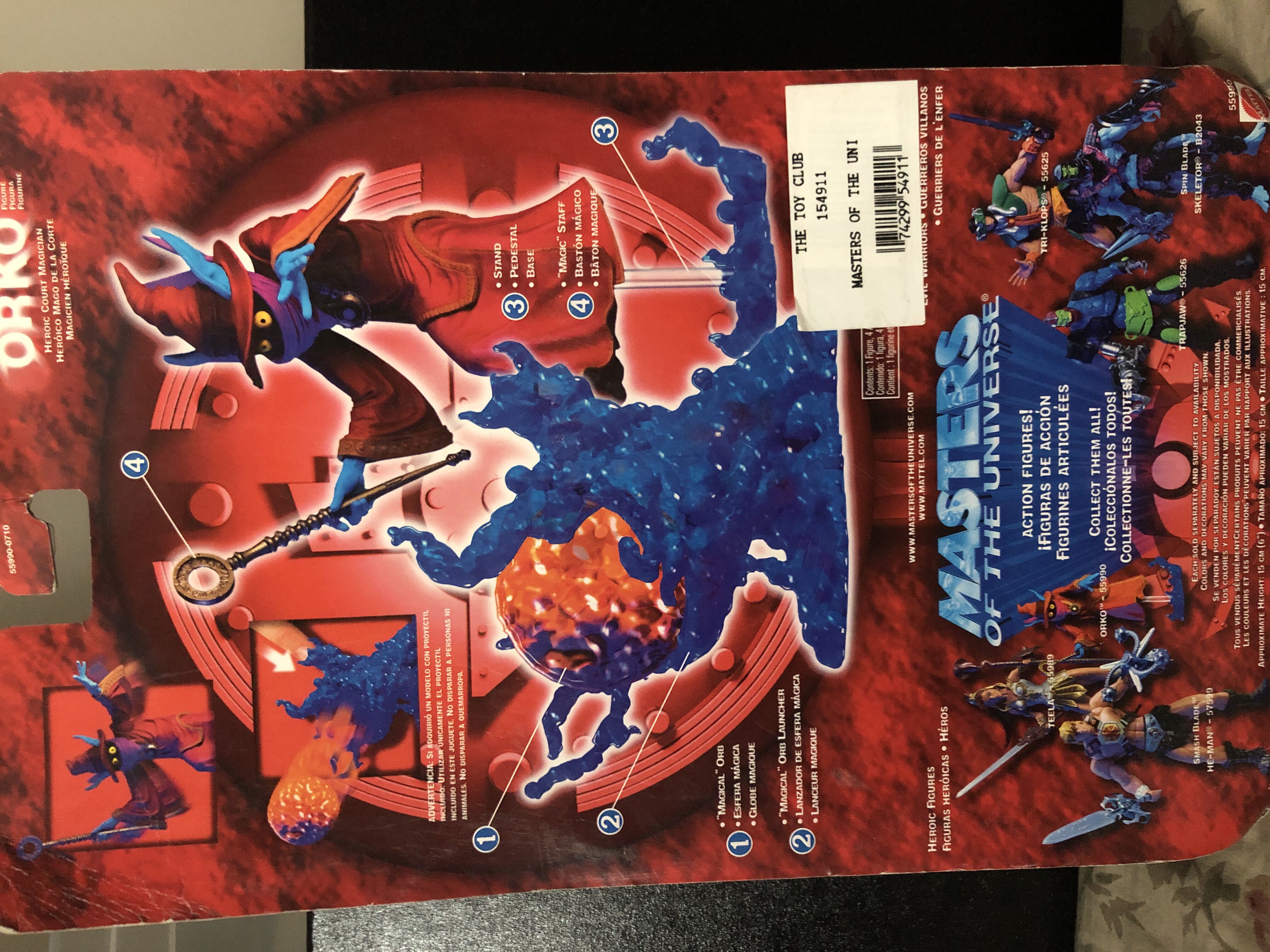 Masters Of The Universe  - Mattel action figure collectible [Barcode 074299549113] - Main Image 2