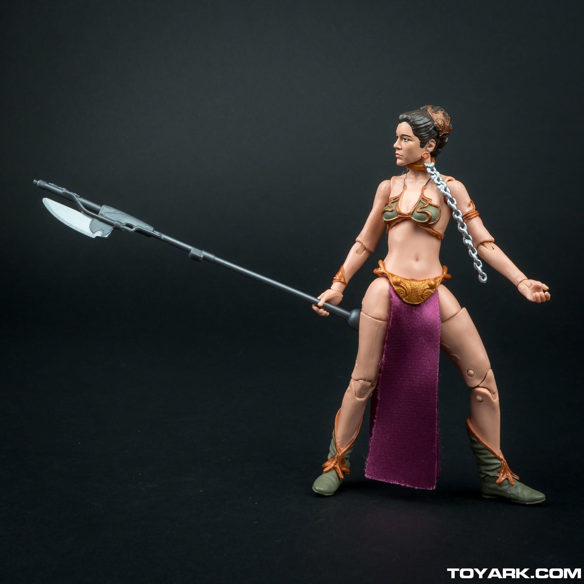 Star Wars: The Black Series Princess Leia Organa (Huttslayer Outfit) - Hasbro (Star Wars Episode VI: Return of the Jedi) action figure collectible [Barcode 653569897804] - Main Image 4