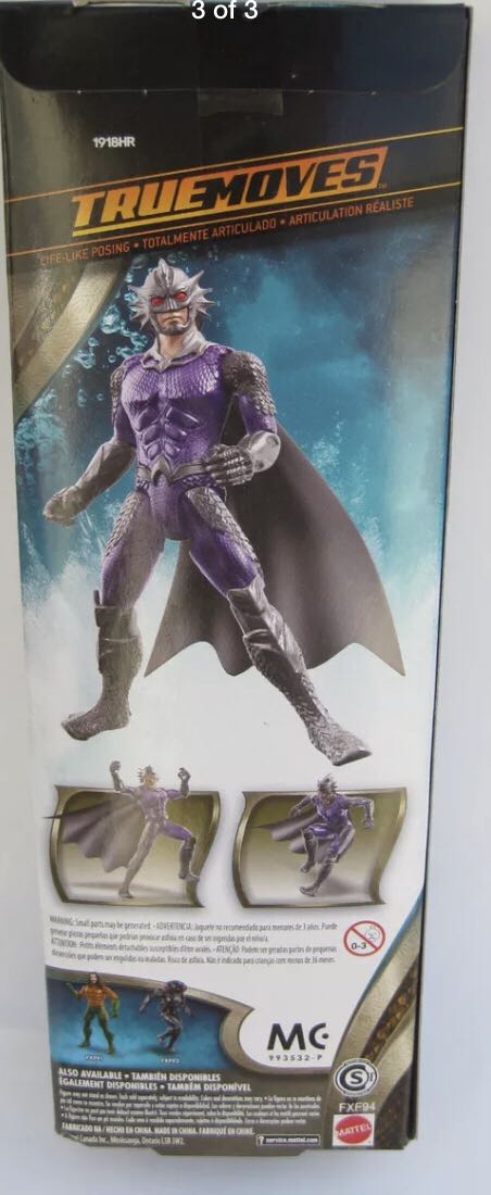 Orm - Mattel (Aquaman) action figure collectible [Barcode 887961690125] - Main Image 3