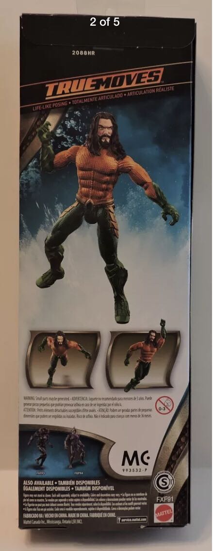 Aqua Man - Mattel (Aquaman) action figure collectible [Barcode 887961690149] - Main Image 3